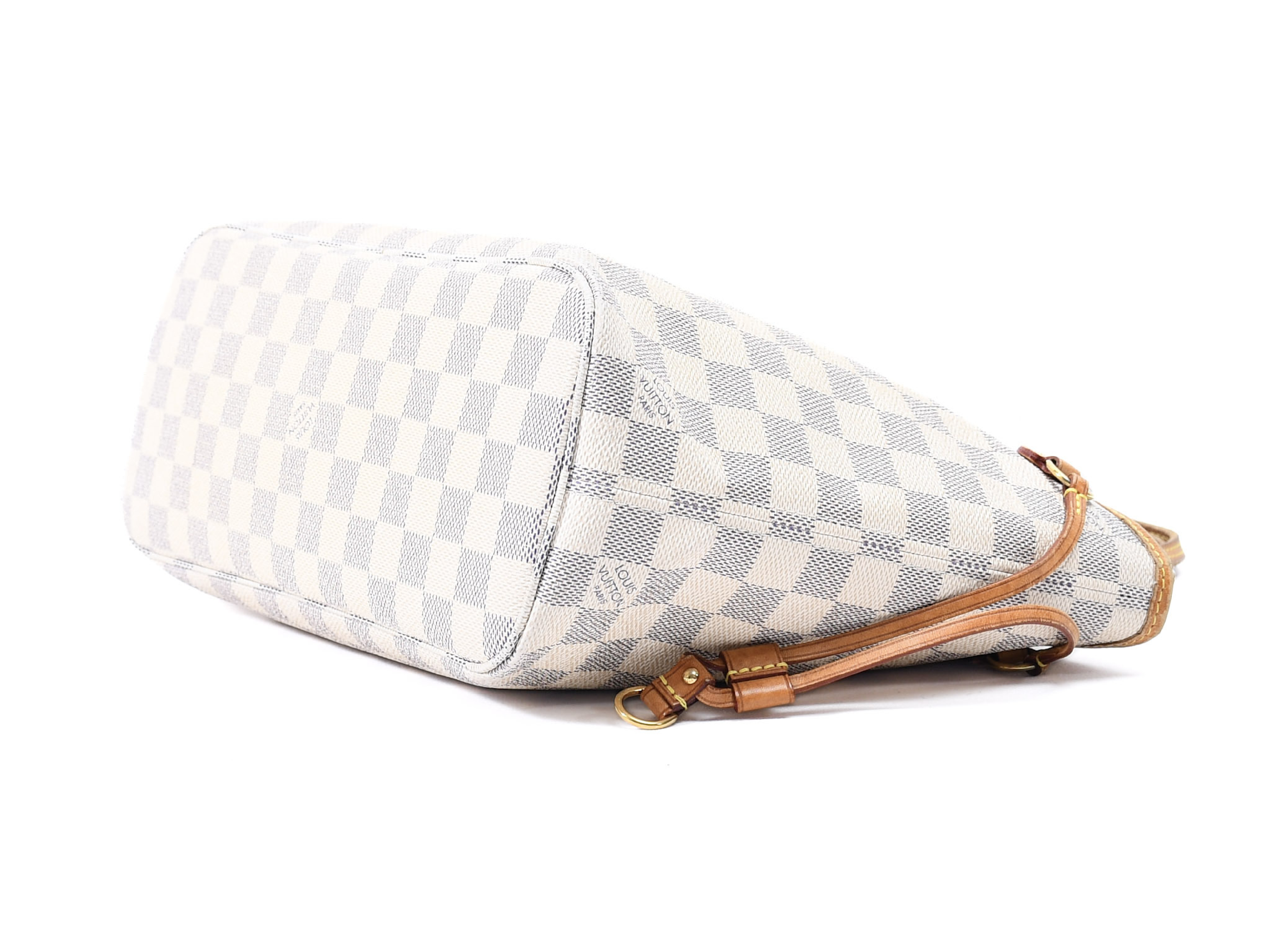 Damier Azur Neverfull PM N40605 AR2125 Tote Bag — view 6