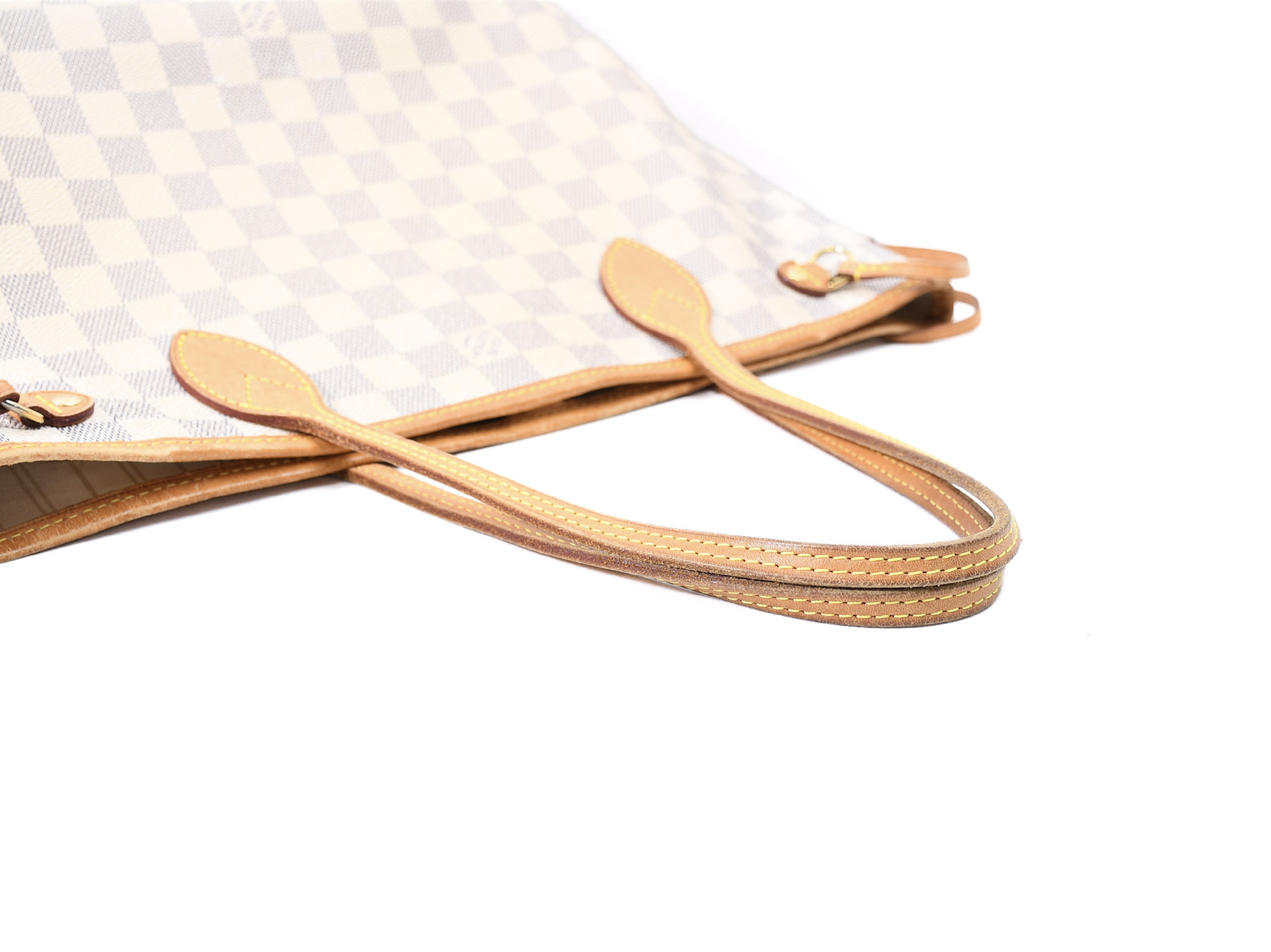 Damier Azur Neverfull PM N40605 AR2125 Tote Bag — view 8