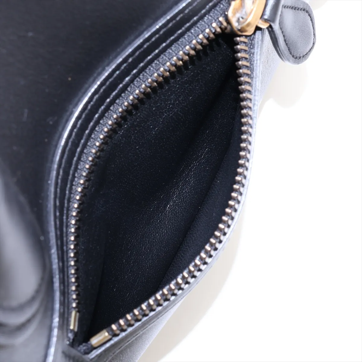 Luggage Micro Shopper Leather Handbag, Black — view 9