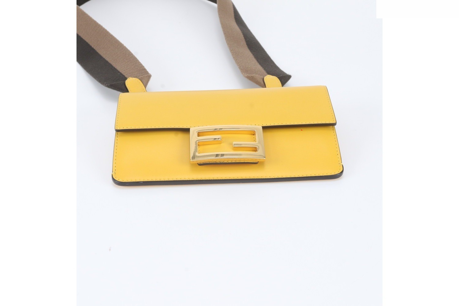 Flat Baguette Mini 8BS039 Leather 2-Way Shoulder Bag — view 6