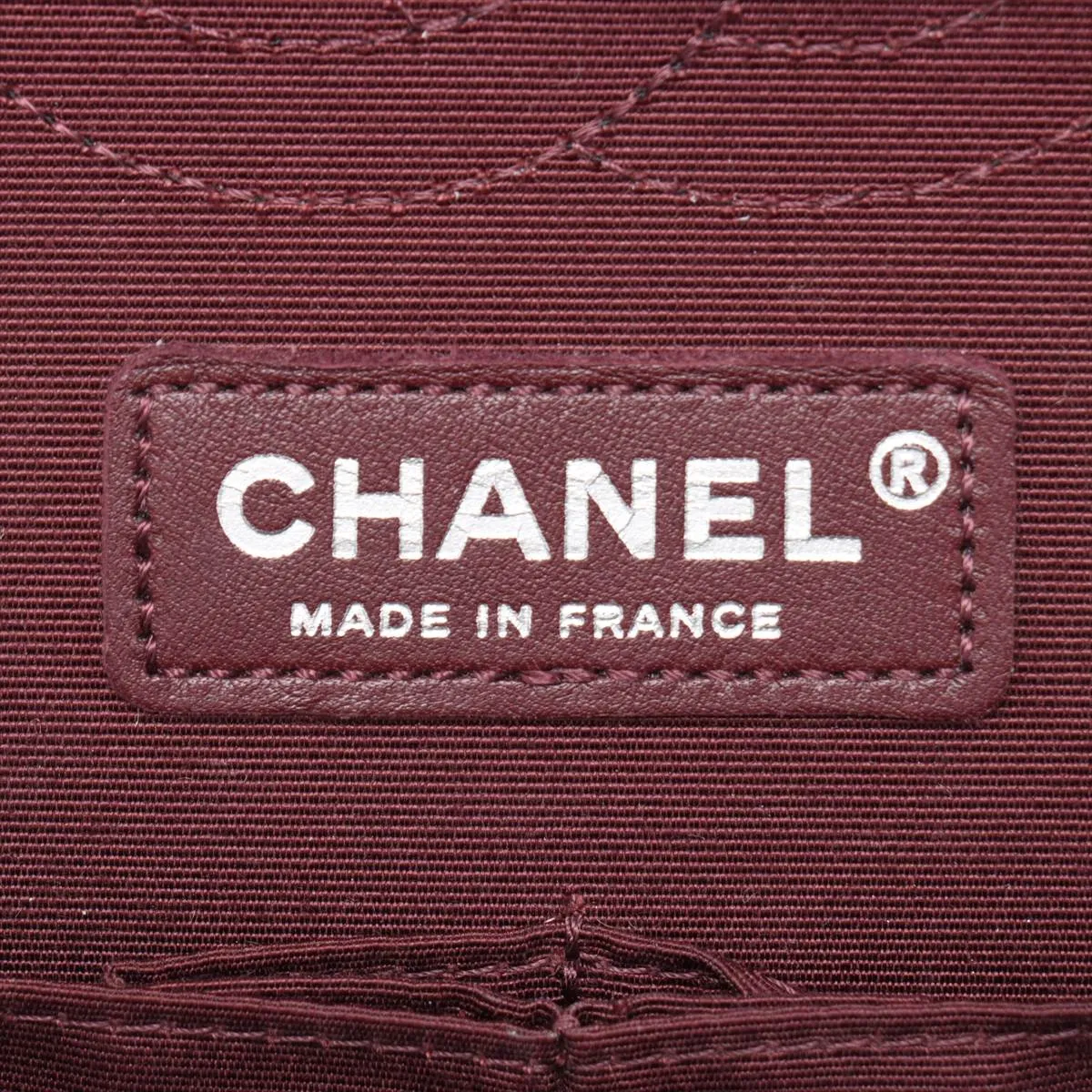 Matelasse Tweed x Velvet Double Flap Double Chain Bag Red Gunmetal Metal Fittings 20183701 20s — view 10