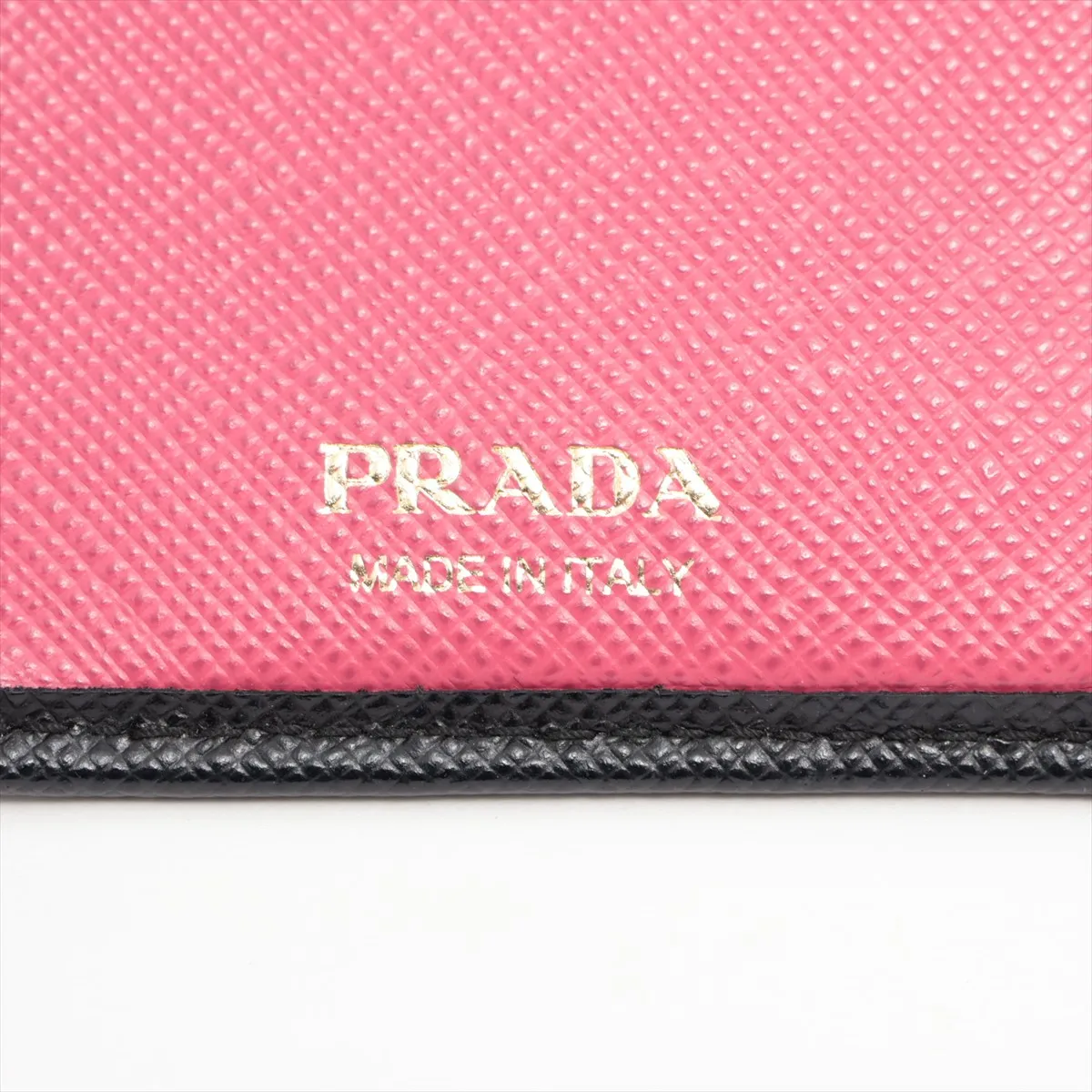 Saffiano Martic 1MV025 Leather Long Wallet Black — view 9