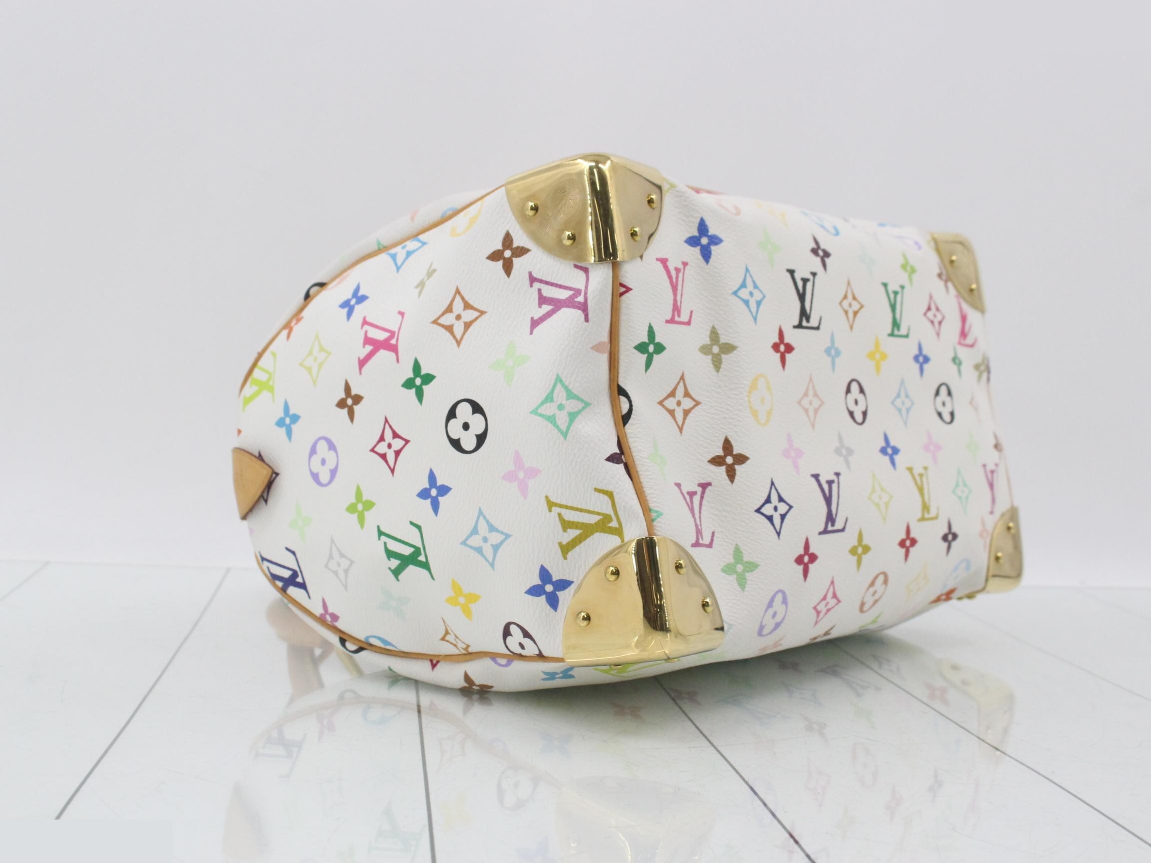 Speedy Blanc Multicolor Monogram Handbag — view 5