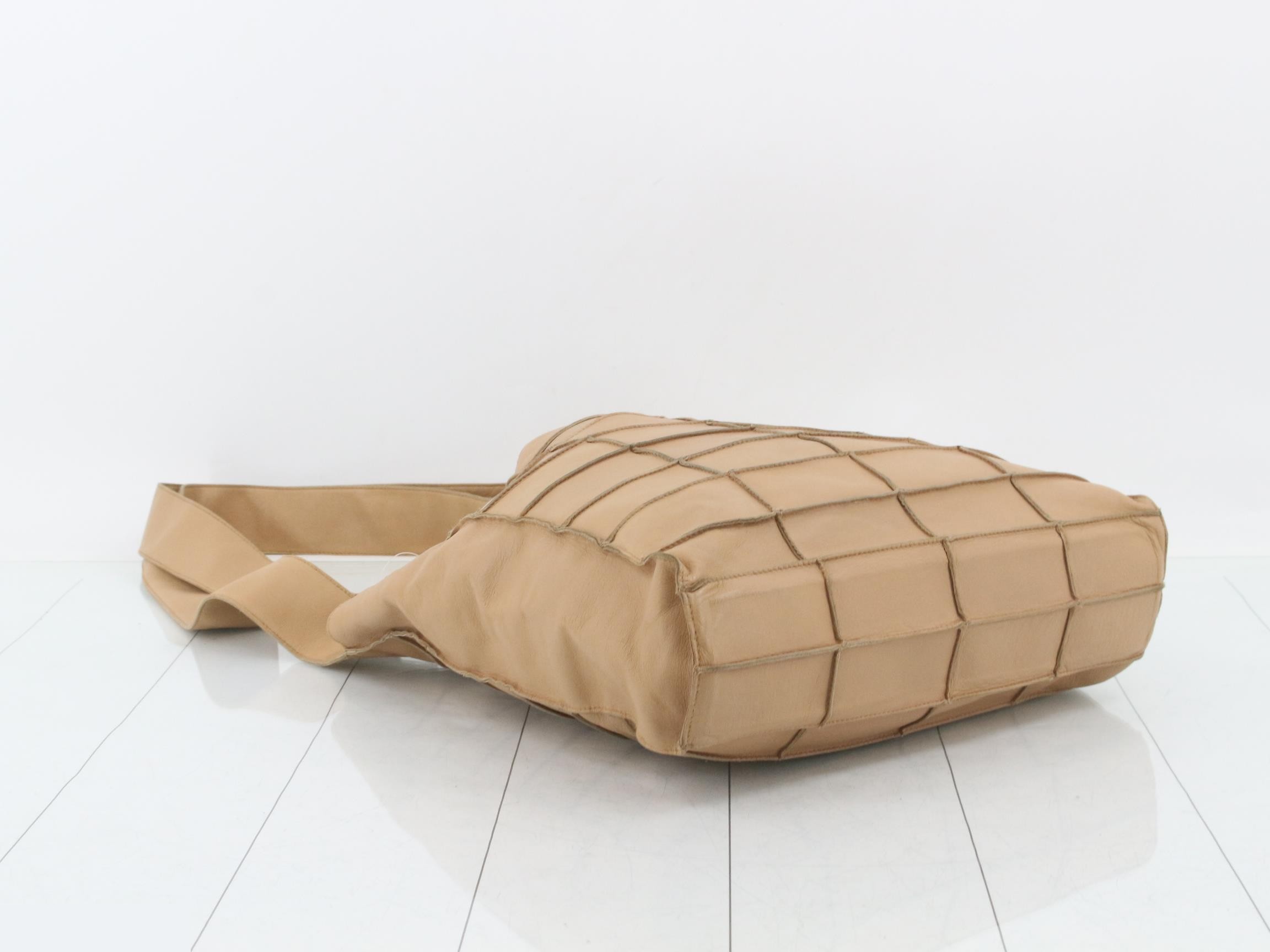 Chocolate Bar (Bag) Tote Bag - Lambskin - Beige — view 5