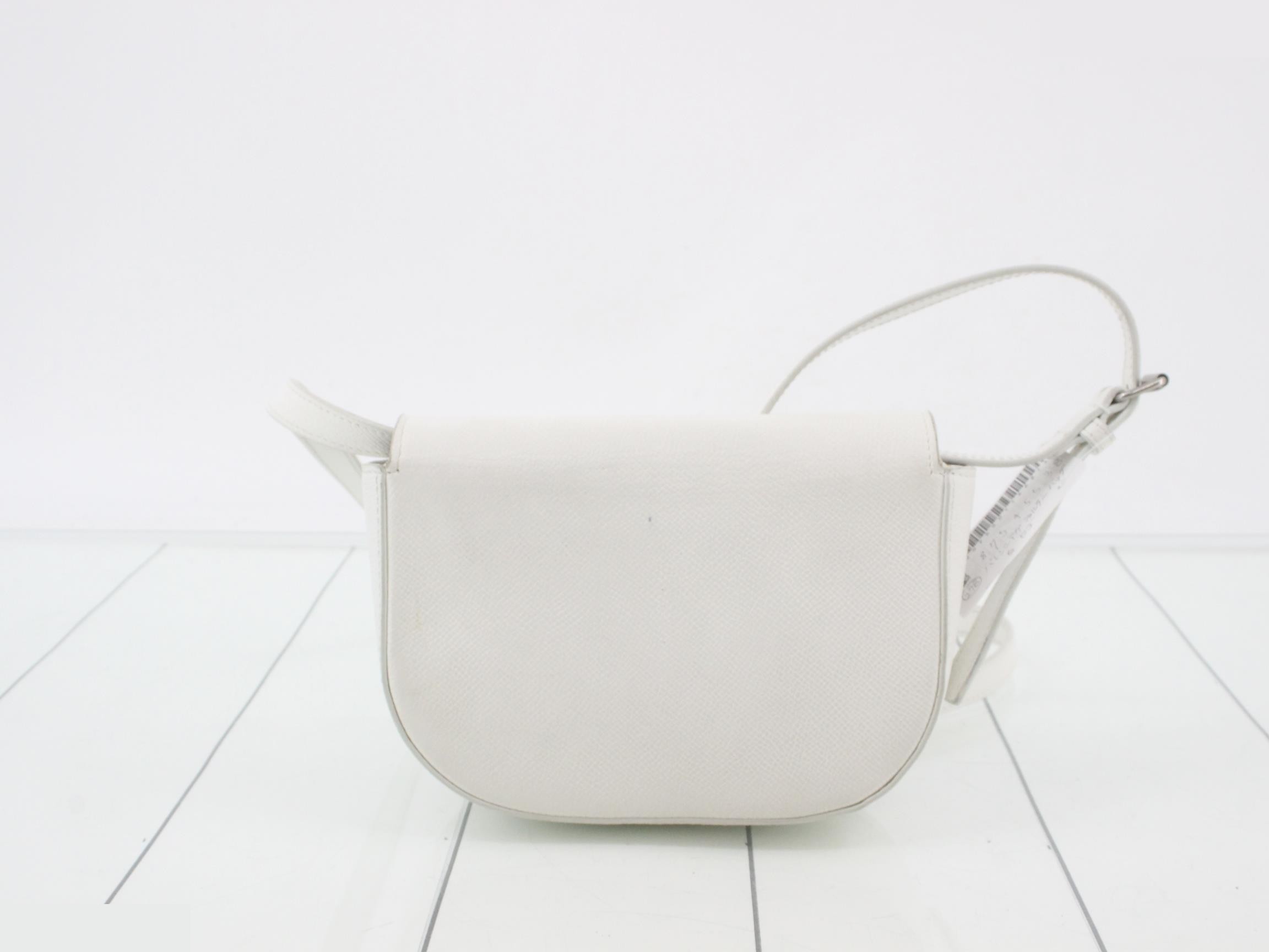 Shoulder bag white logo PVC — view 2