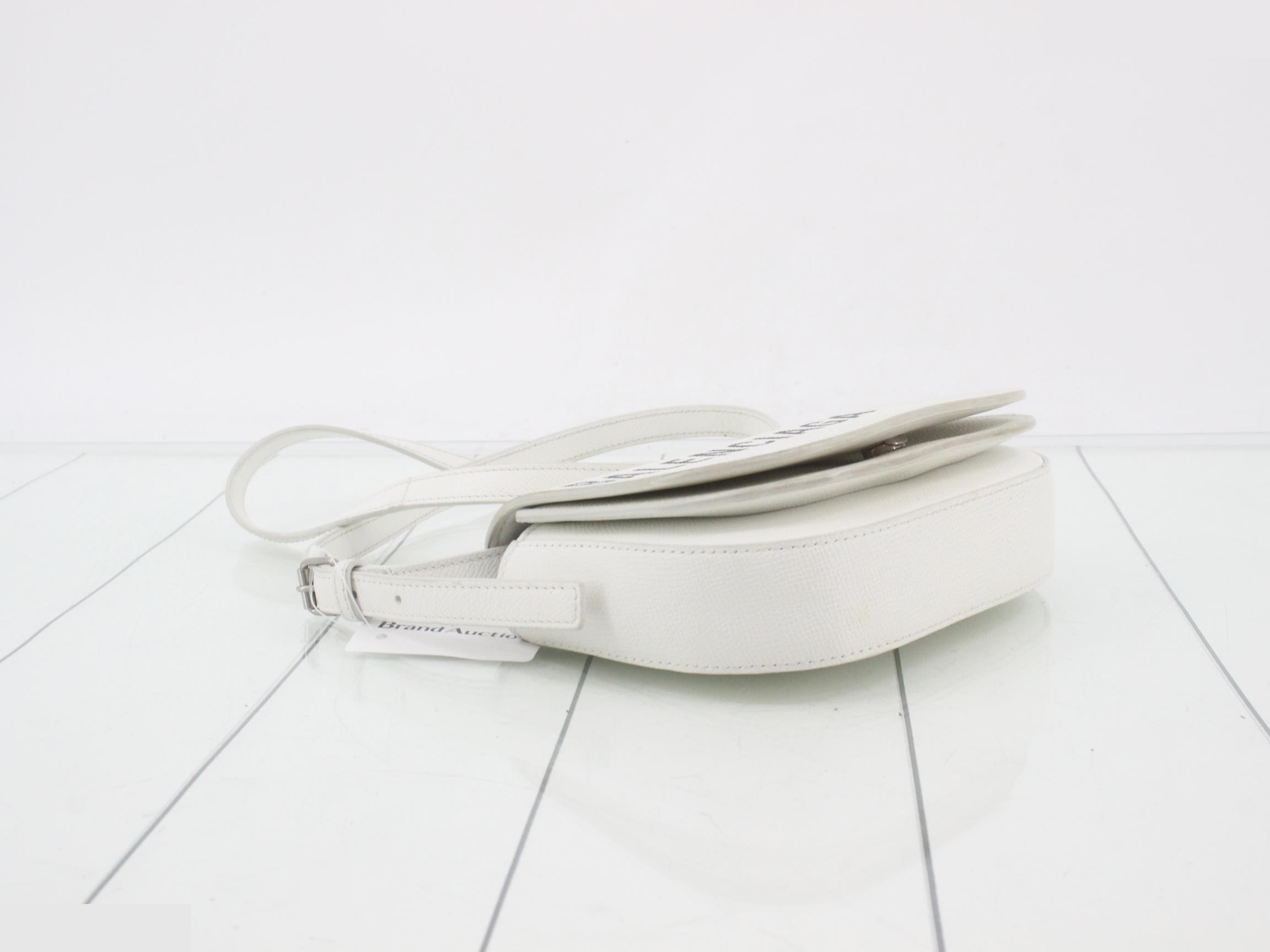 Shoulder bag white logo PVC — view 5