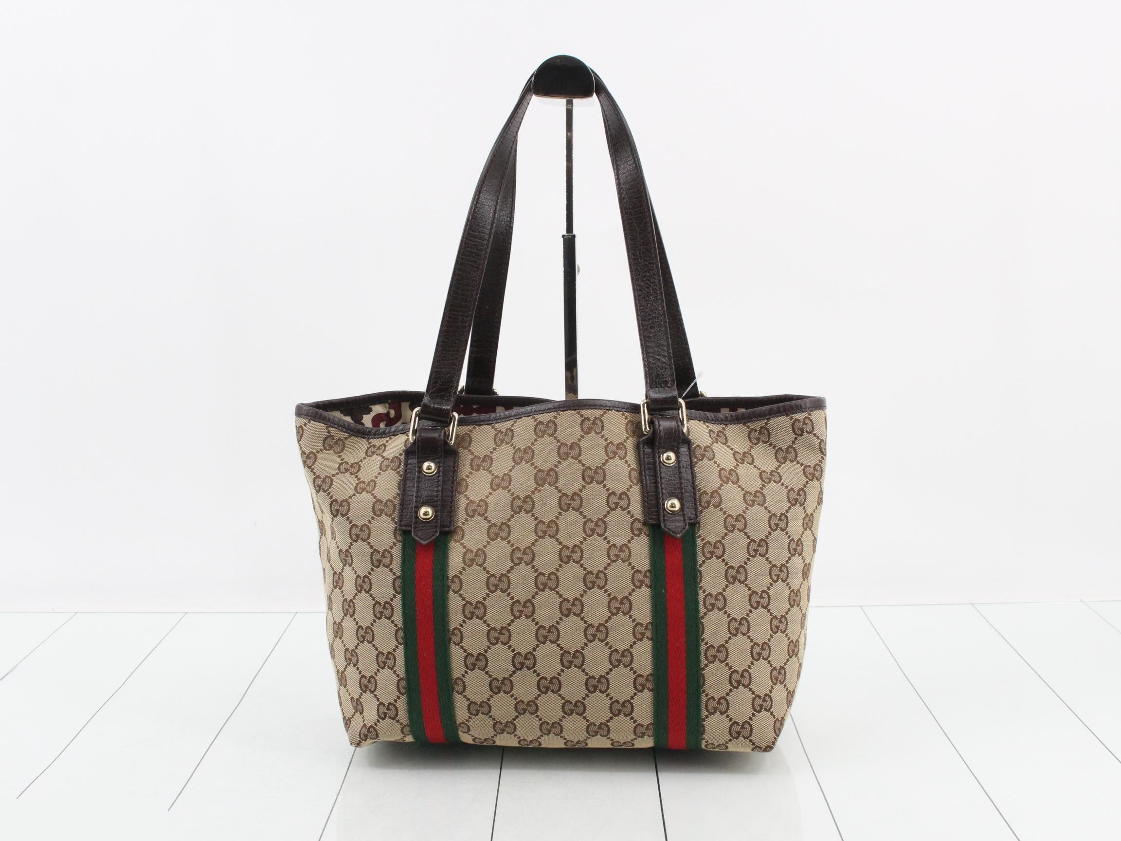 Tote bag, GG canvas/Sherry line canvas, 137396 — view 2