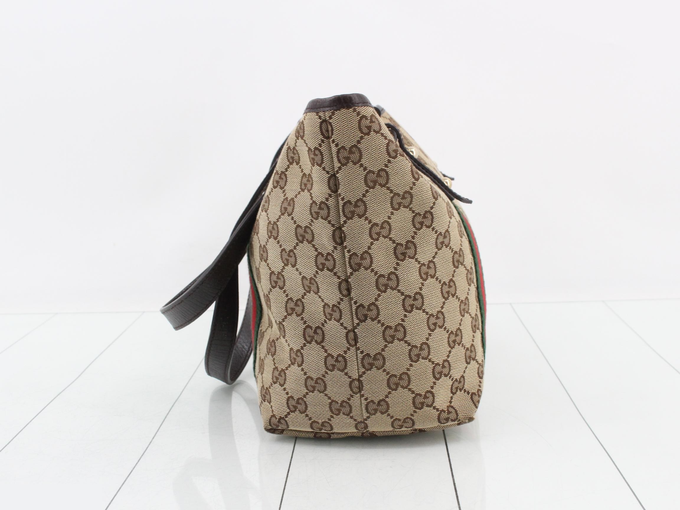 Tote bag, GG canvas/Sherry line canvas, 137396 — view 3