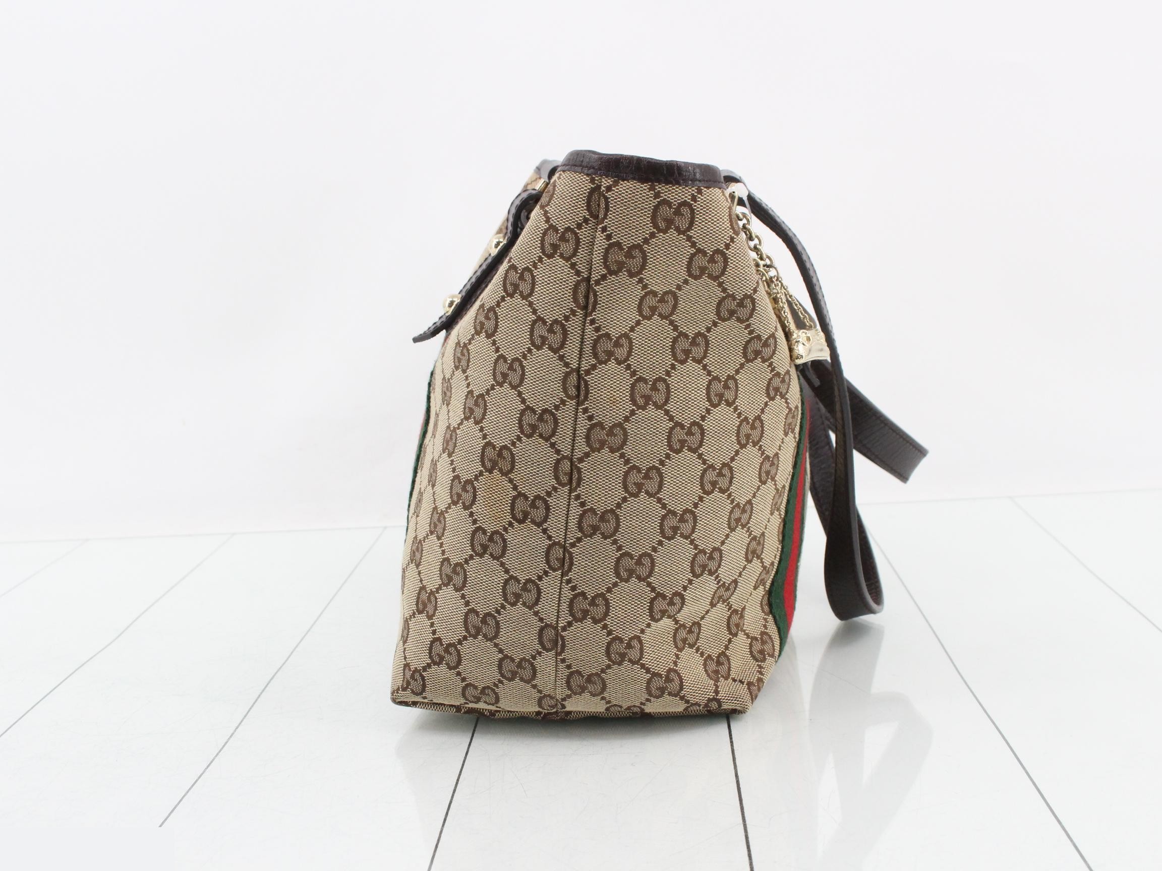 Tote bag, GG canvas/Sherry line canvas, 137396 — view 4