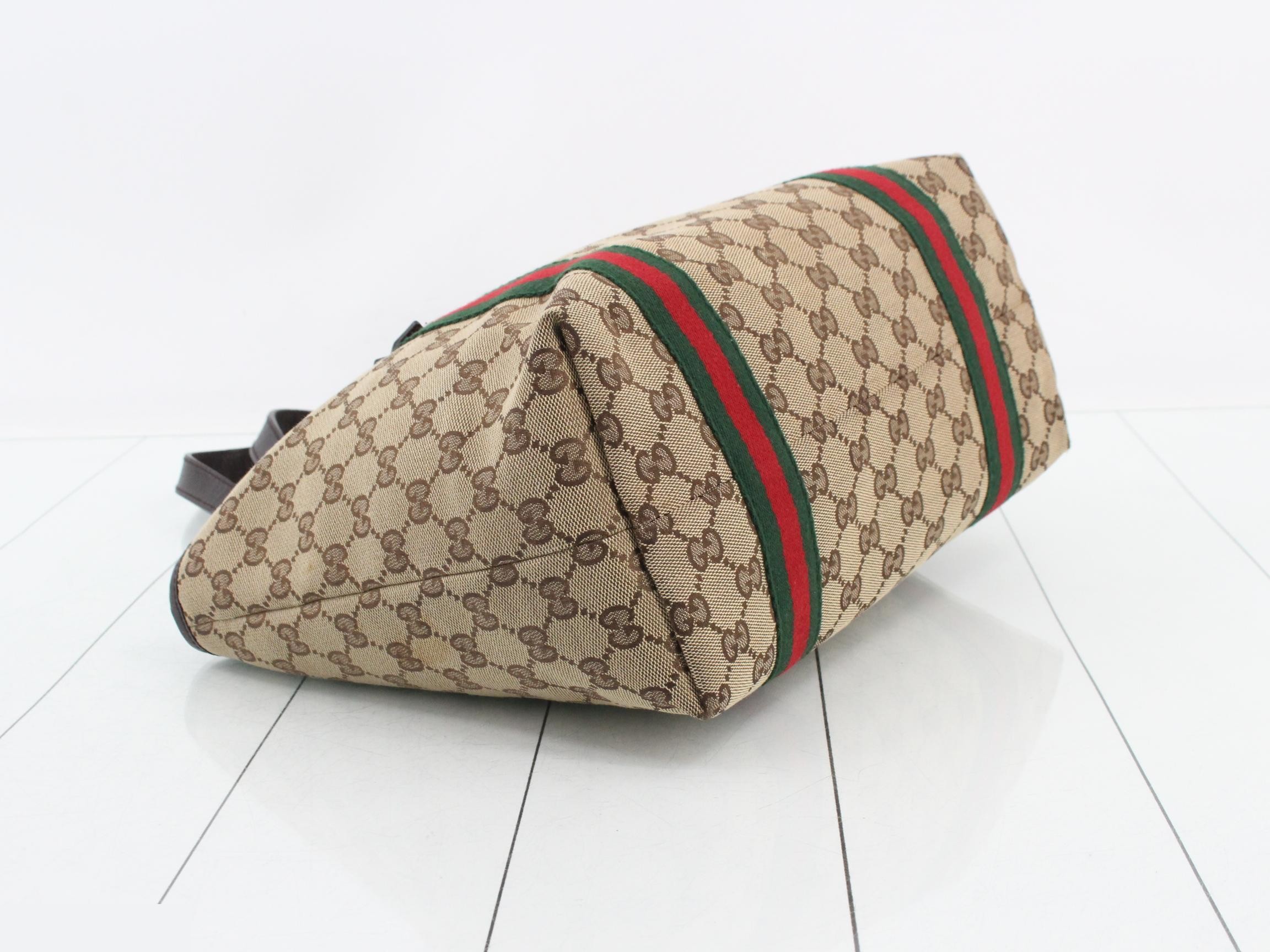 Tote bag, GG canvas/Sherry line canvas, 137396 — view 5