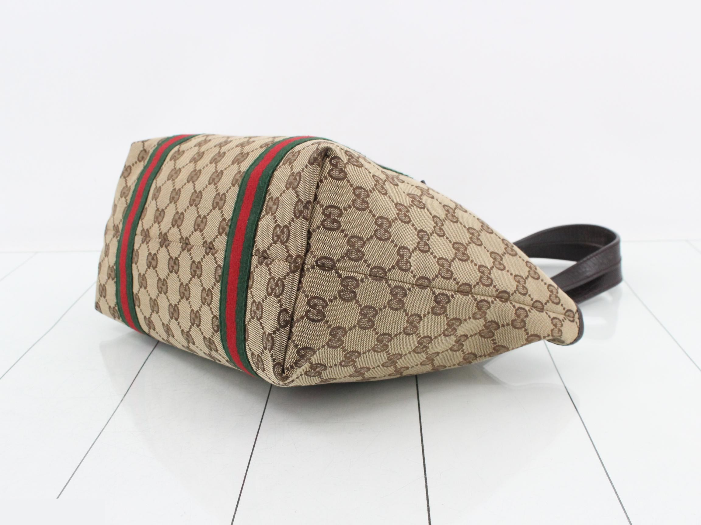 Tote bag, GG canvas/Sherry line canvas, 137396 — view 6