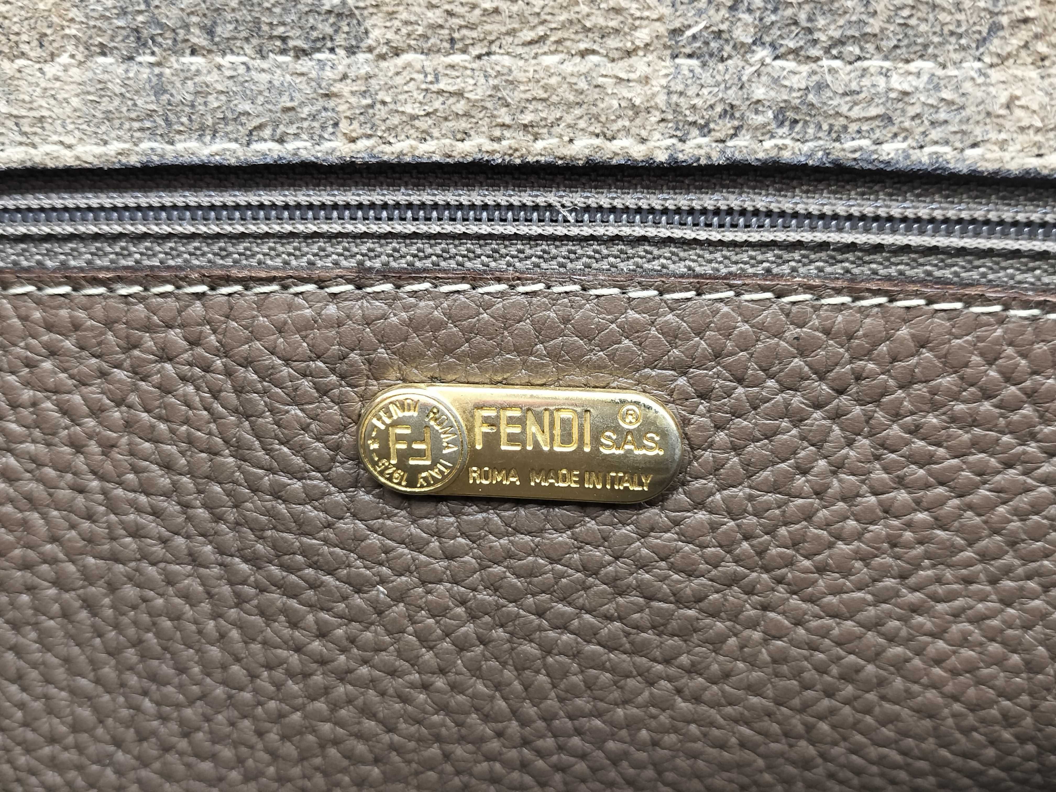 Leather F Logo Handbag — view 14