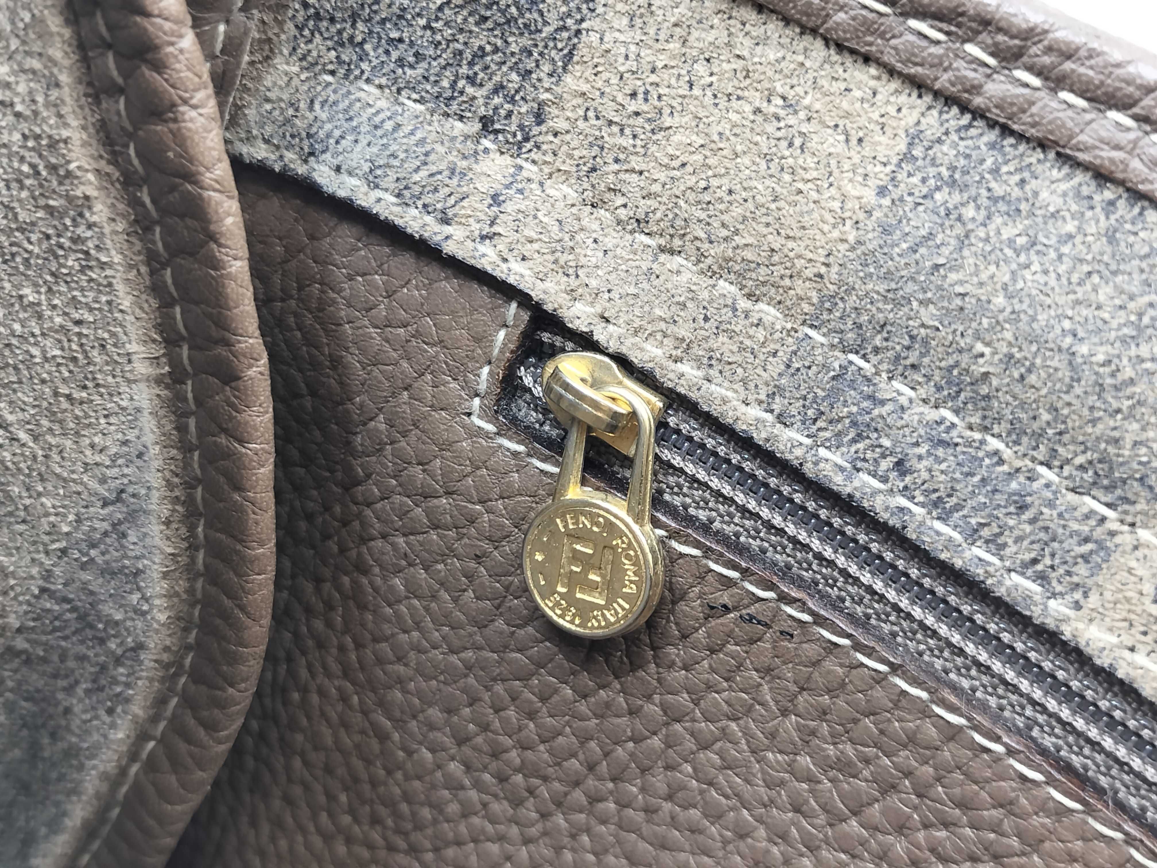 Leather F Logo Handbag — view 15