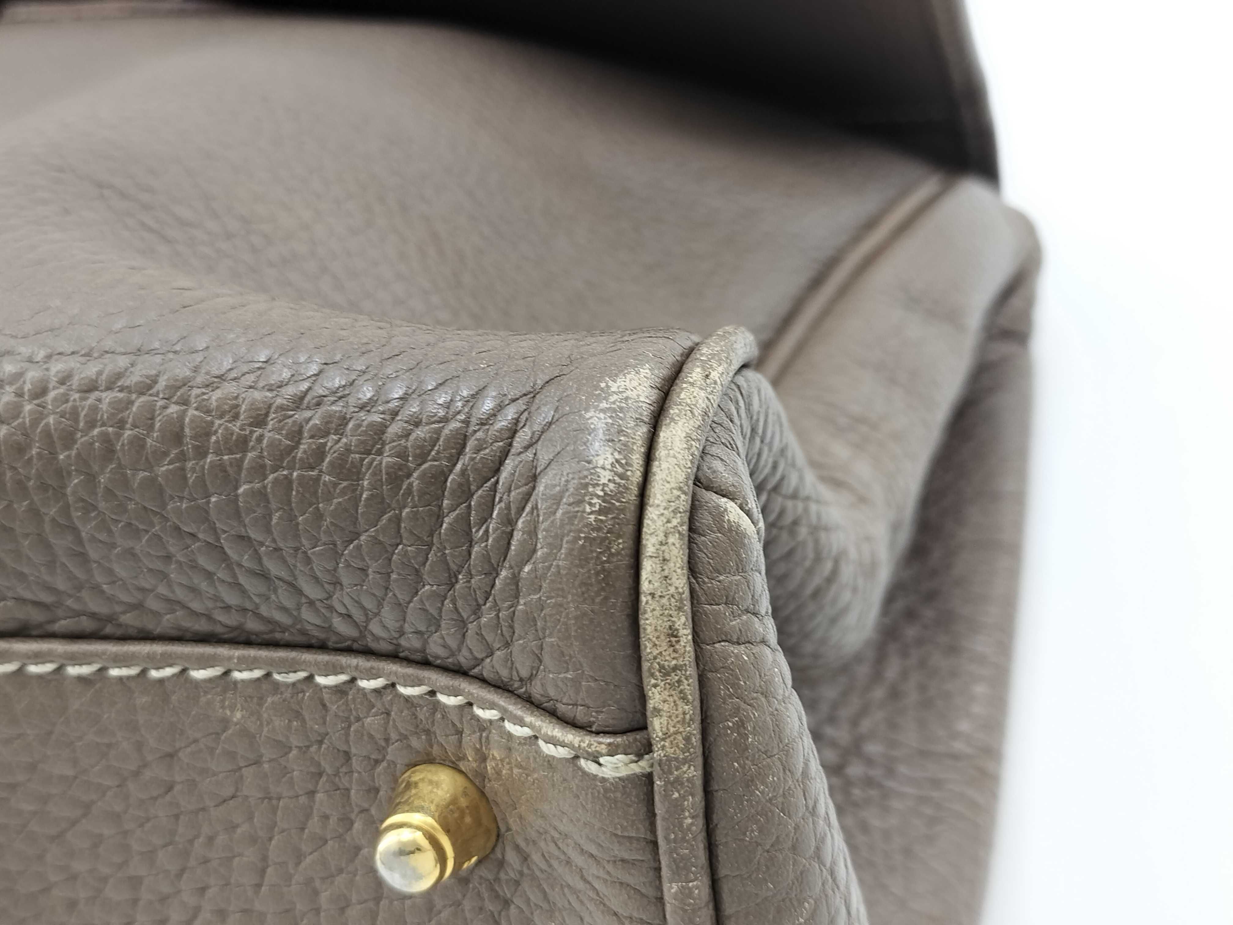 Leather F Logo Handbag — view 7