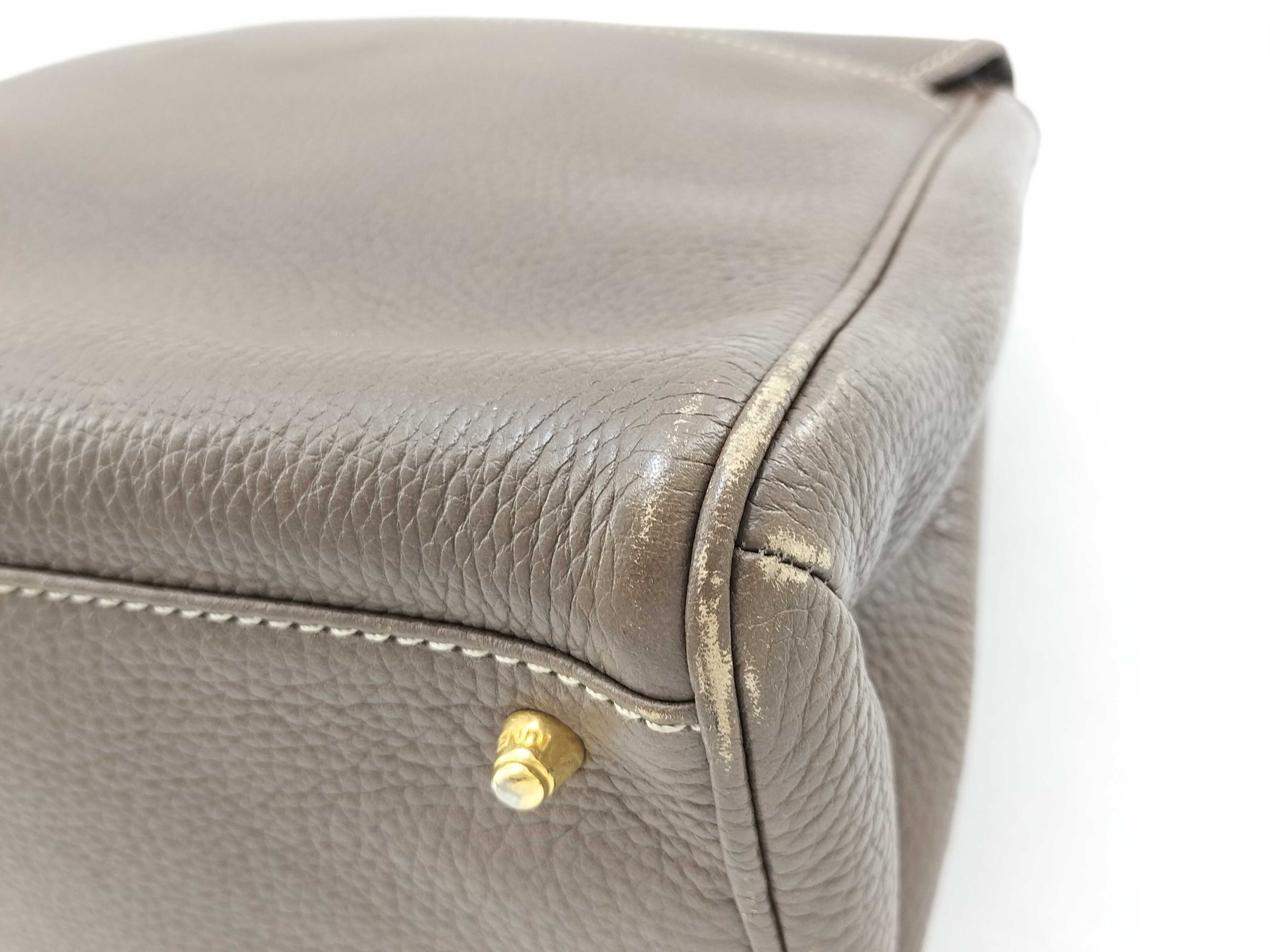 Leather F Logo Handbag — view 8