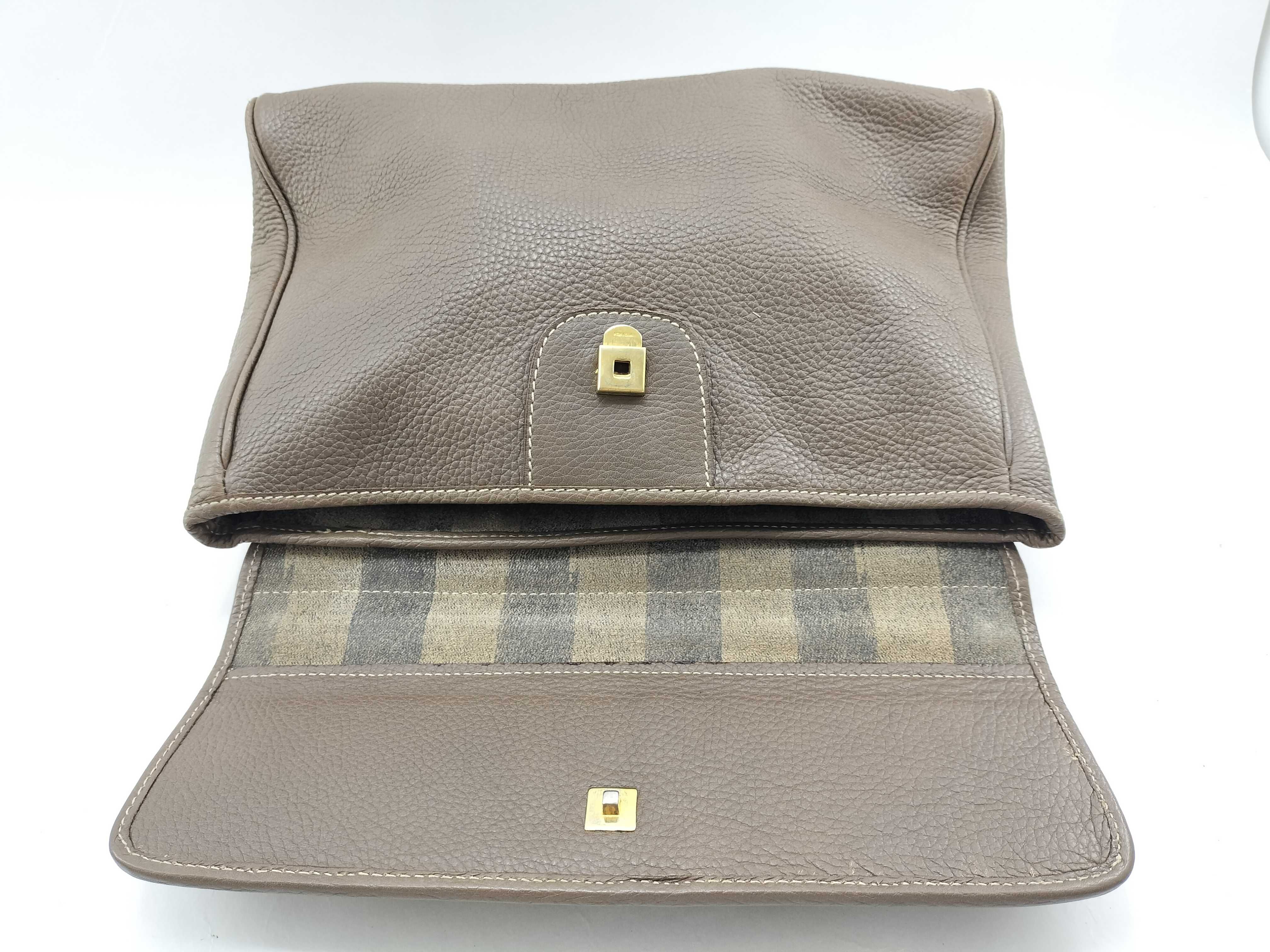 Leather F Logo Handbag — view 10