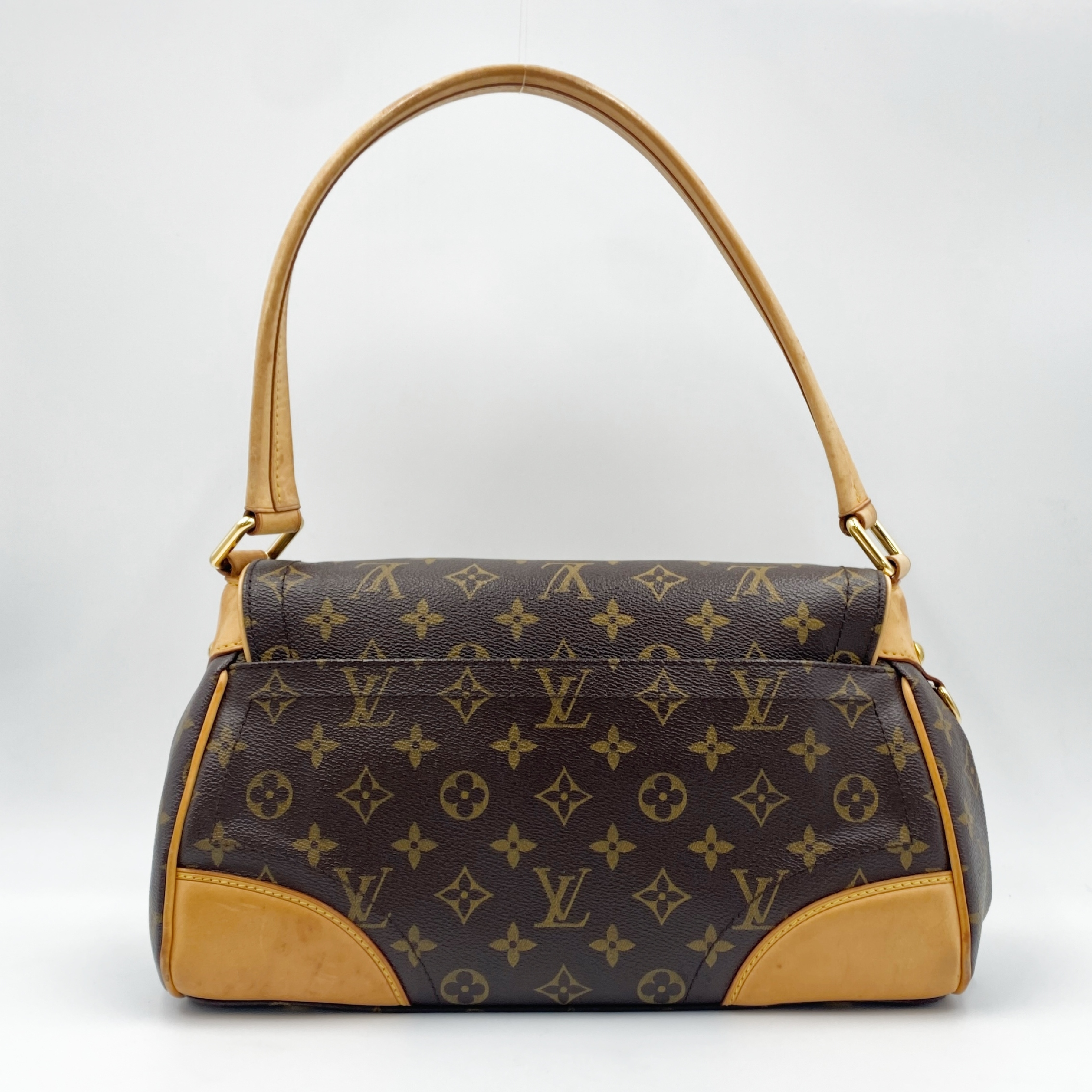 LV Beverly MM Monogram M40121 SR3097 Brown Shoulder Bag — view 2