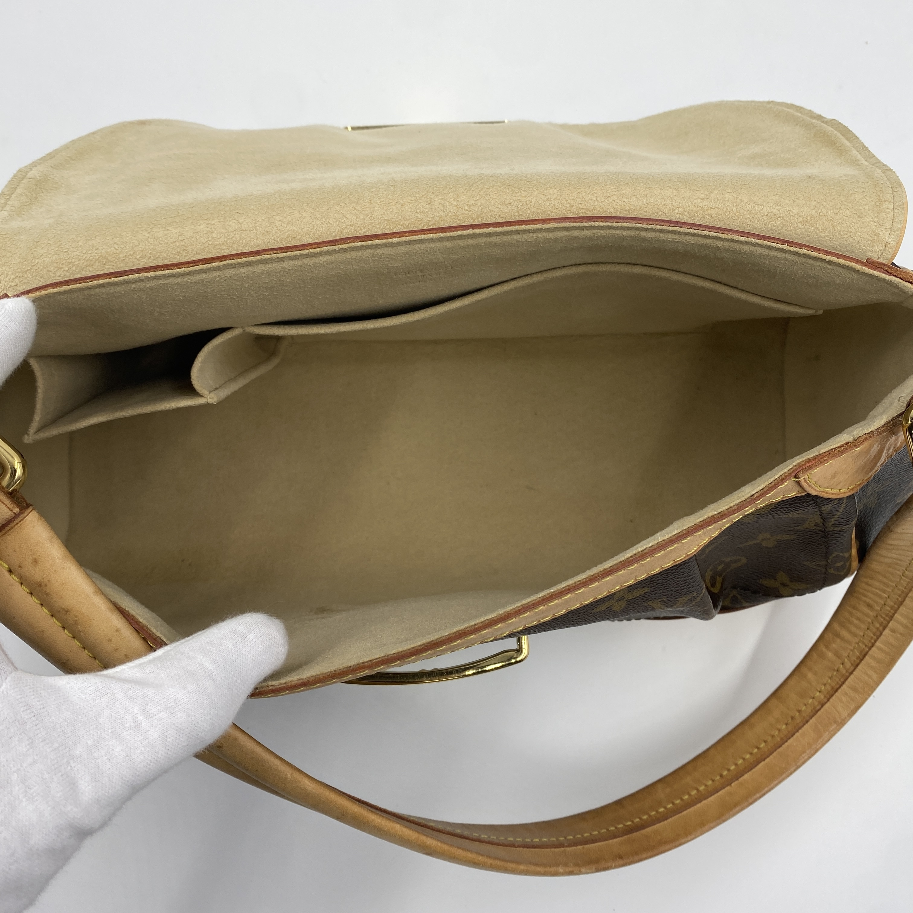 LV Beverly MM Monogram M40121 SR3097 Brown Shoulder Bag — view 9