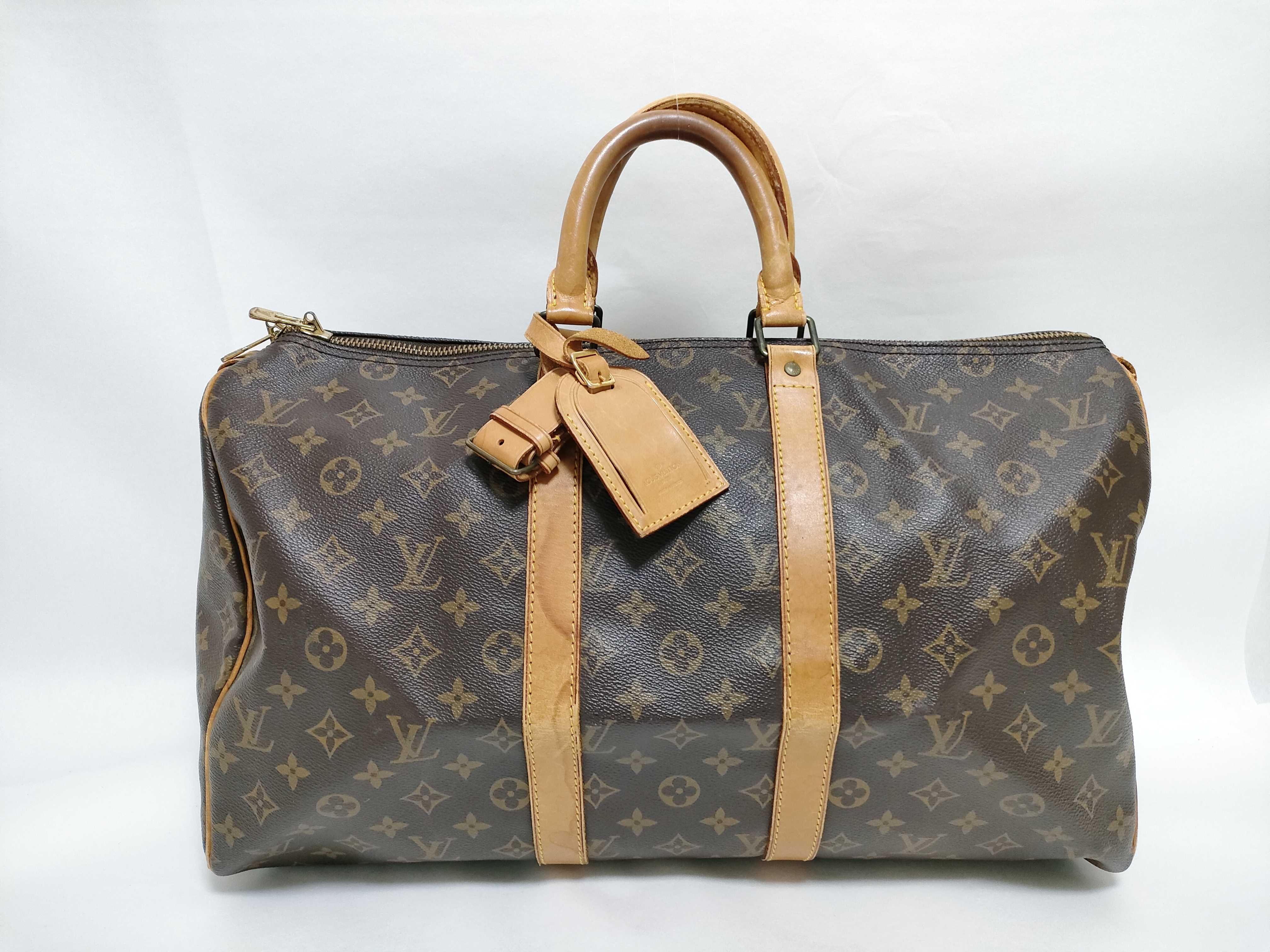 Monogram Louis Vuitton Keepall Boston Bag