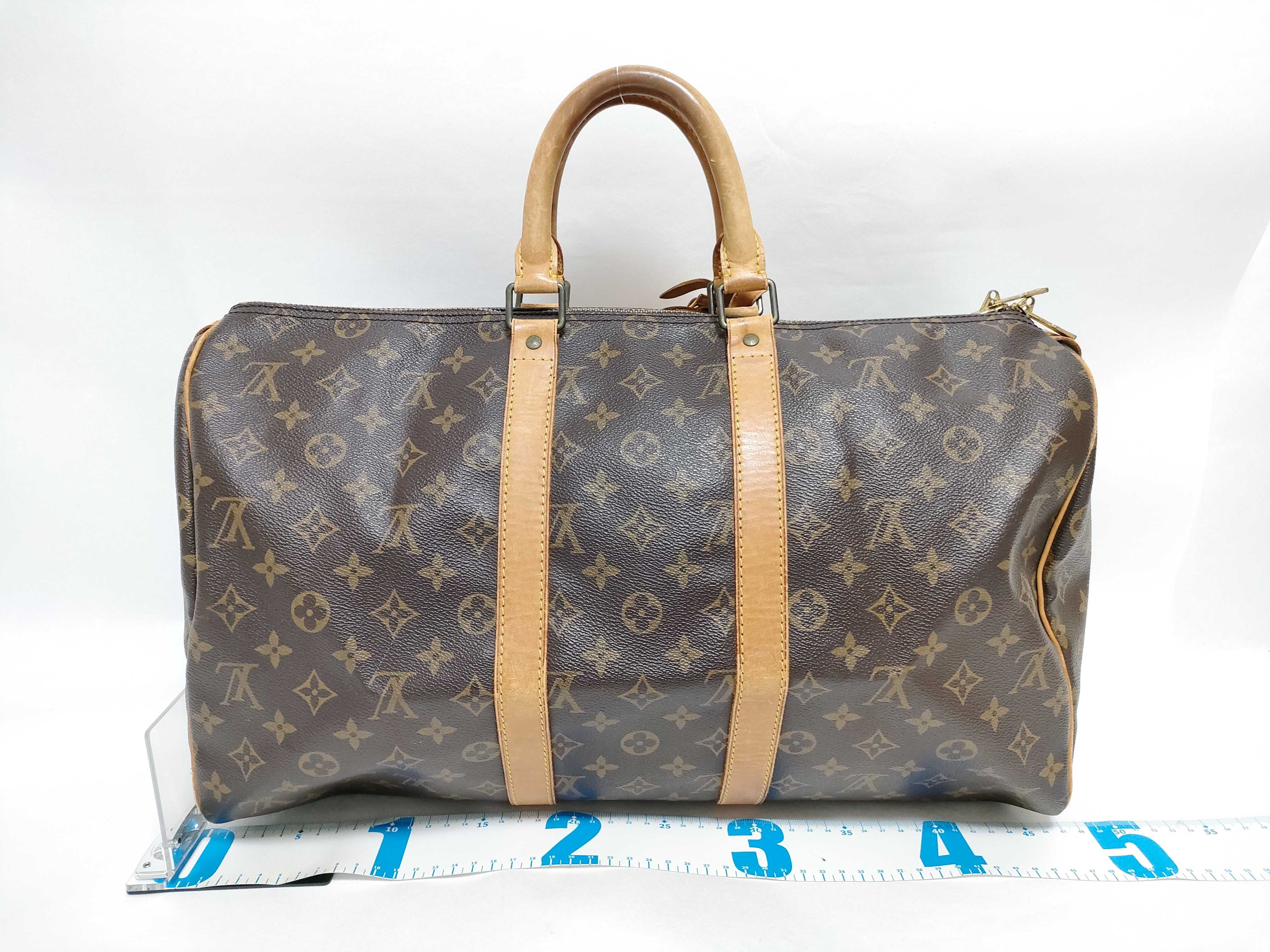 Monogram Louis Vuitton Keepall Boston Bag — view 2