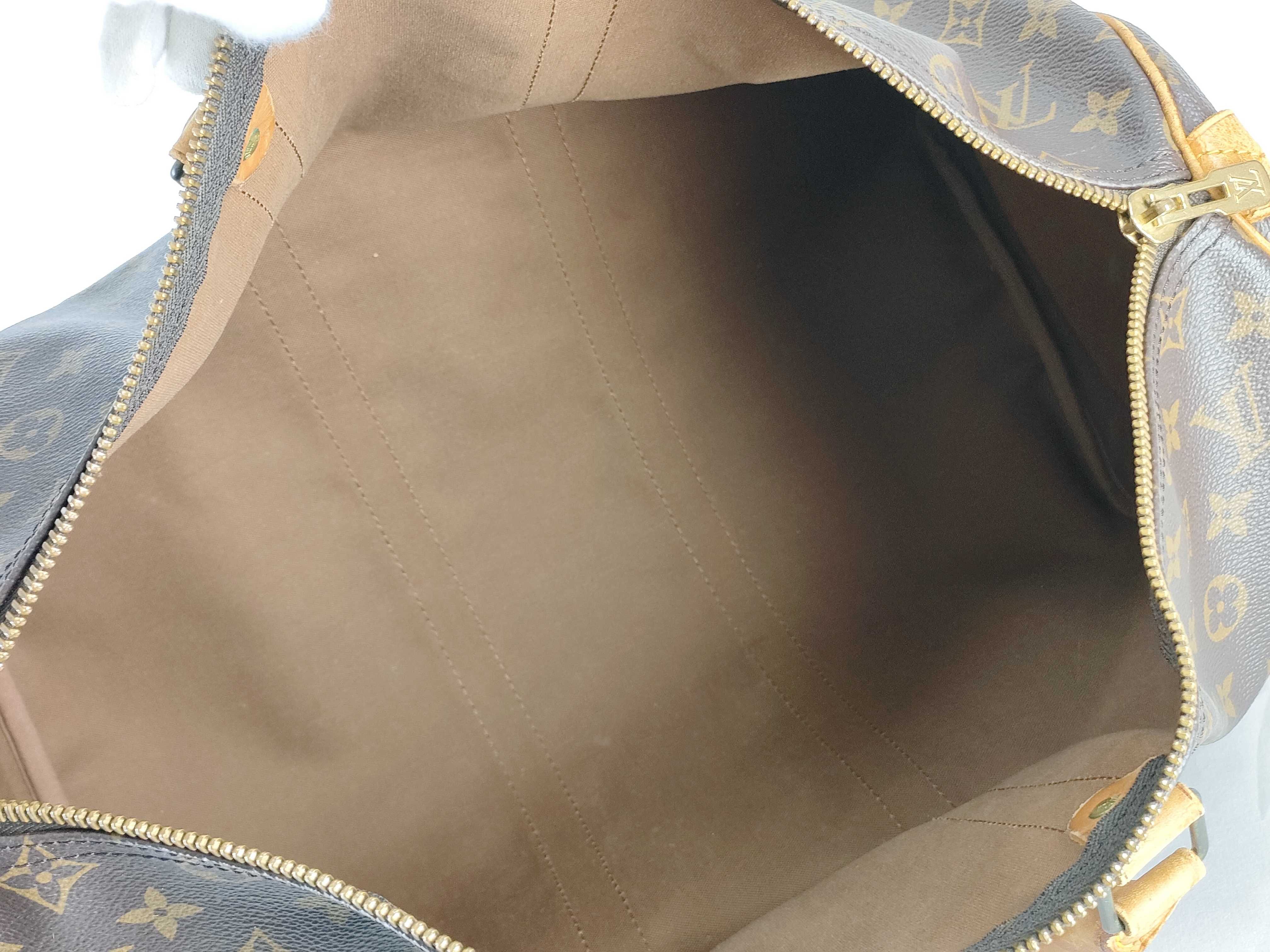 Monogram Louis Vuitton Keepall Boston Bag — view 10