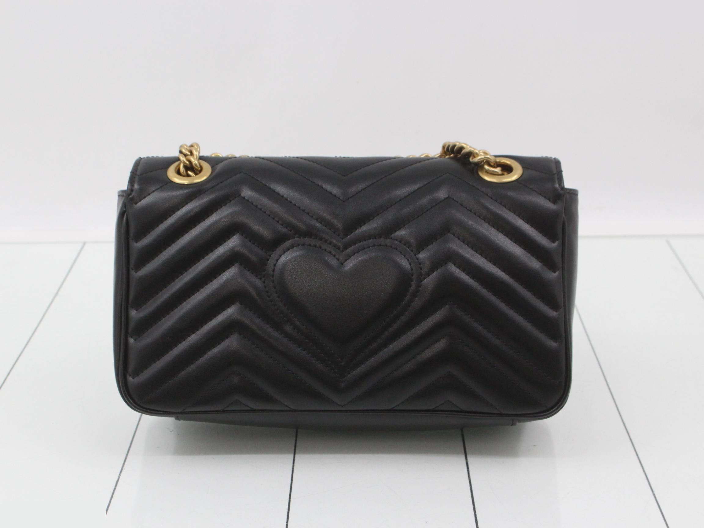 443497 GG Marmont Chain Shoulder Bag — view 2