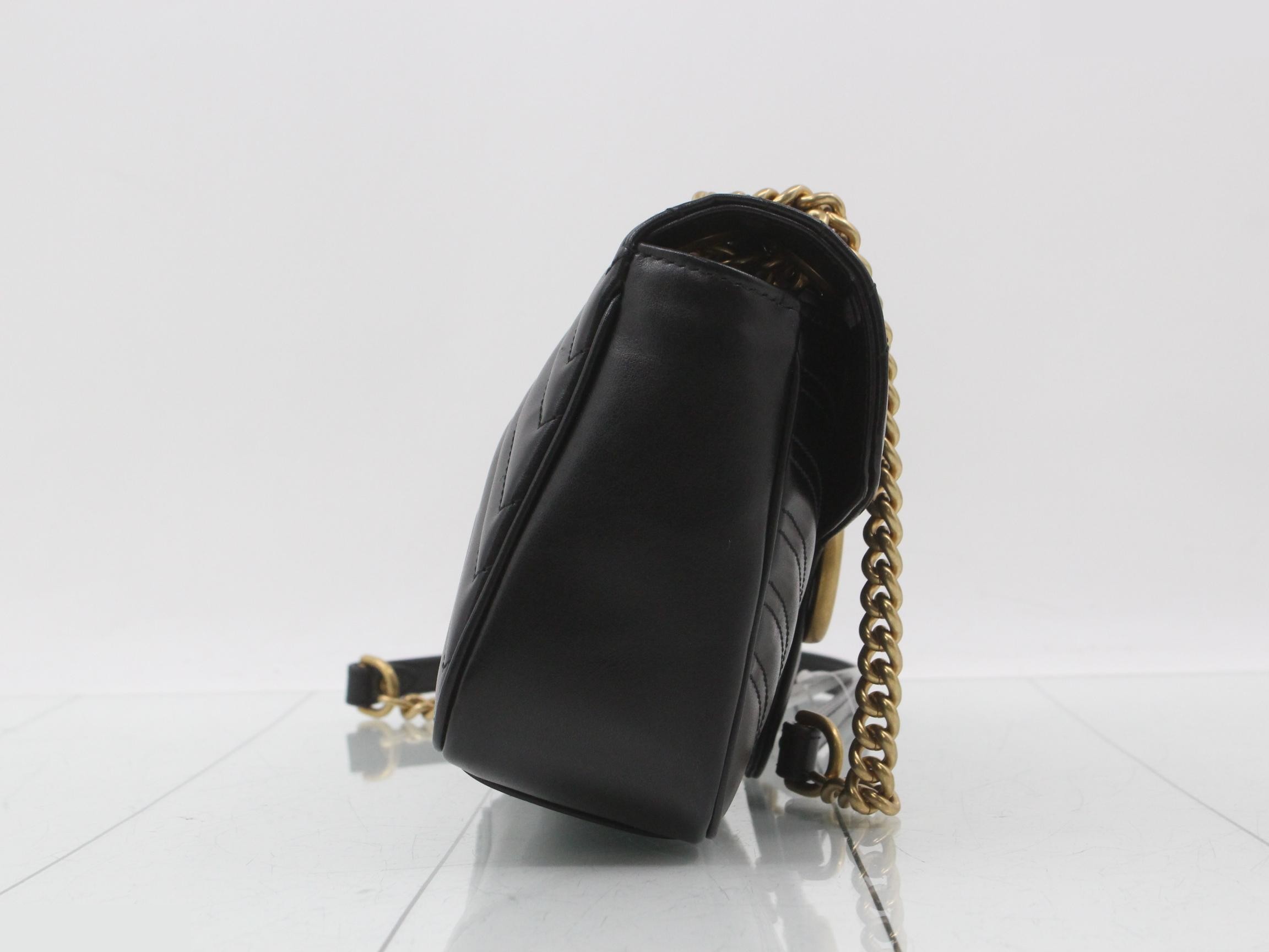 443497 GG Marmont Chain Shoulder Bag — view 4