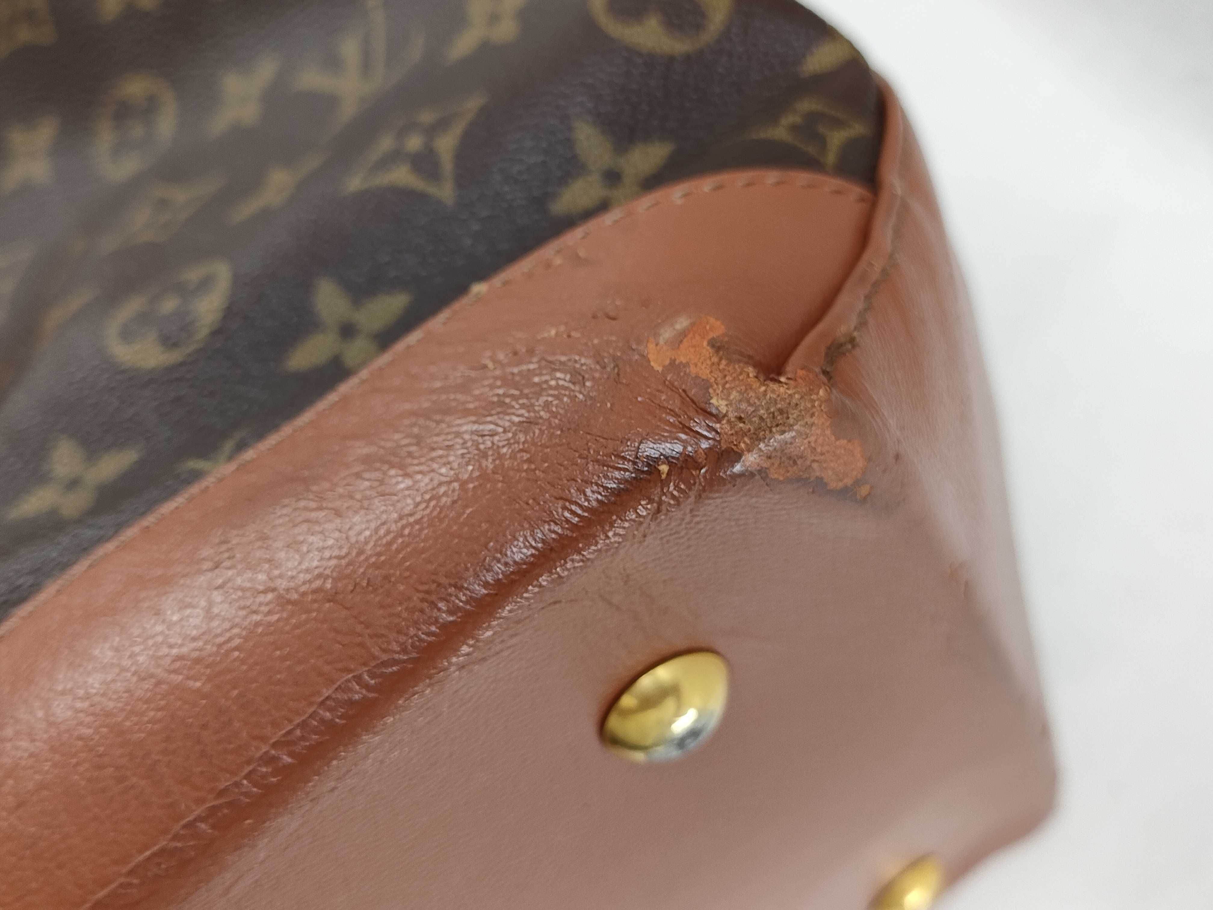Monogram Vuitton Weekend Tote Bag — view 6