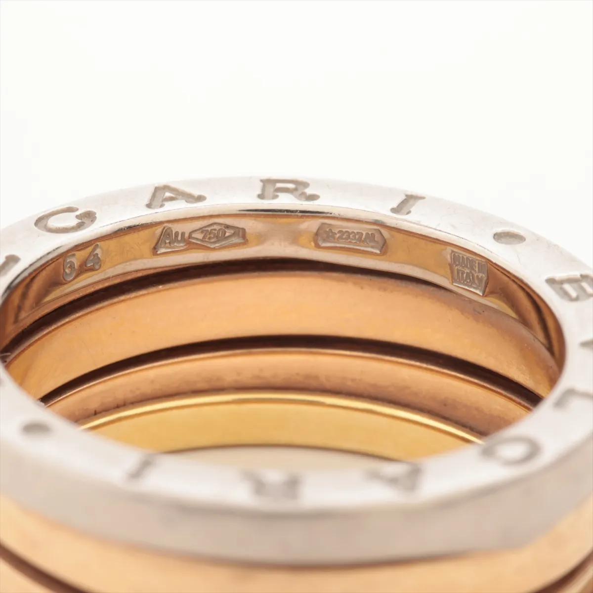 B.zero1 Perfect Mistake Ring 750 (YG x PG x WG) 9.8g 54 FCMM6F — view 3