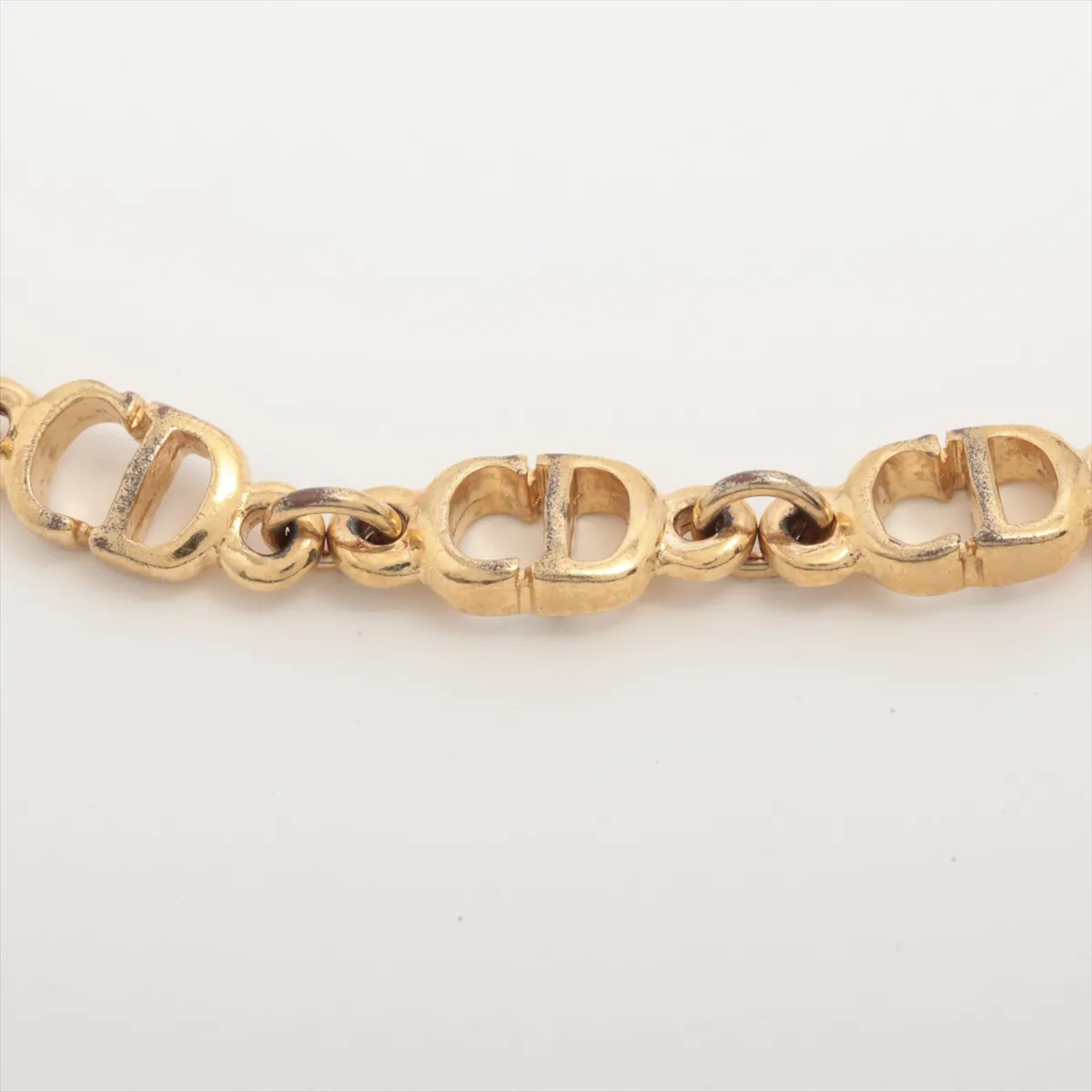 CD logo bracelet, GP gold, — view 2
