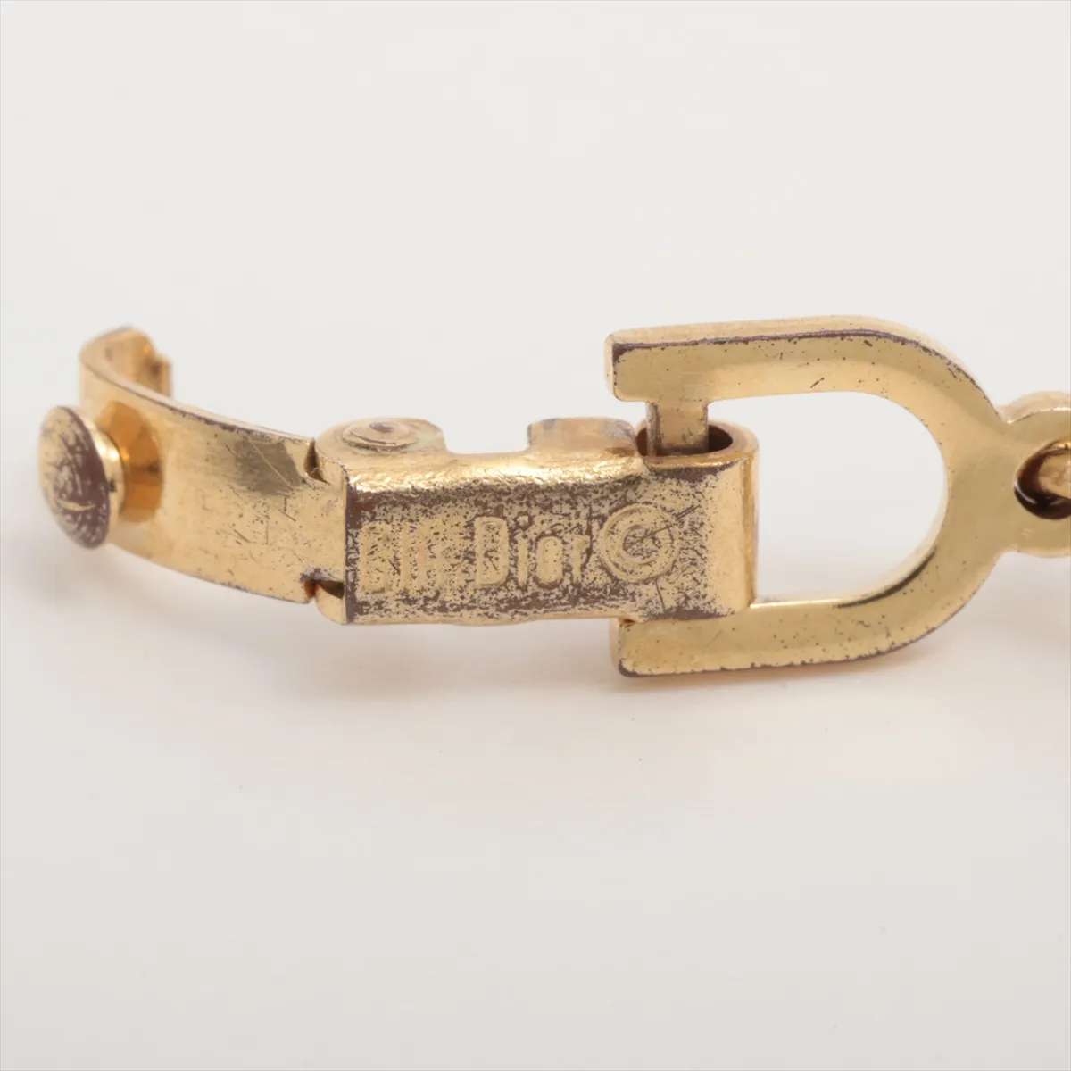 CD logo bracelet, GP gold, — view 5