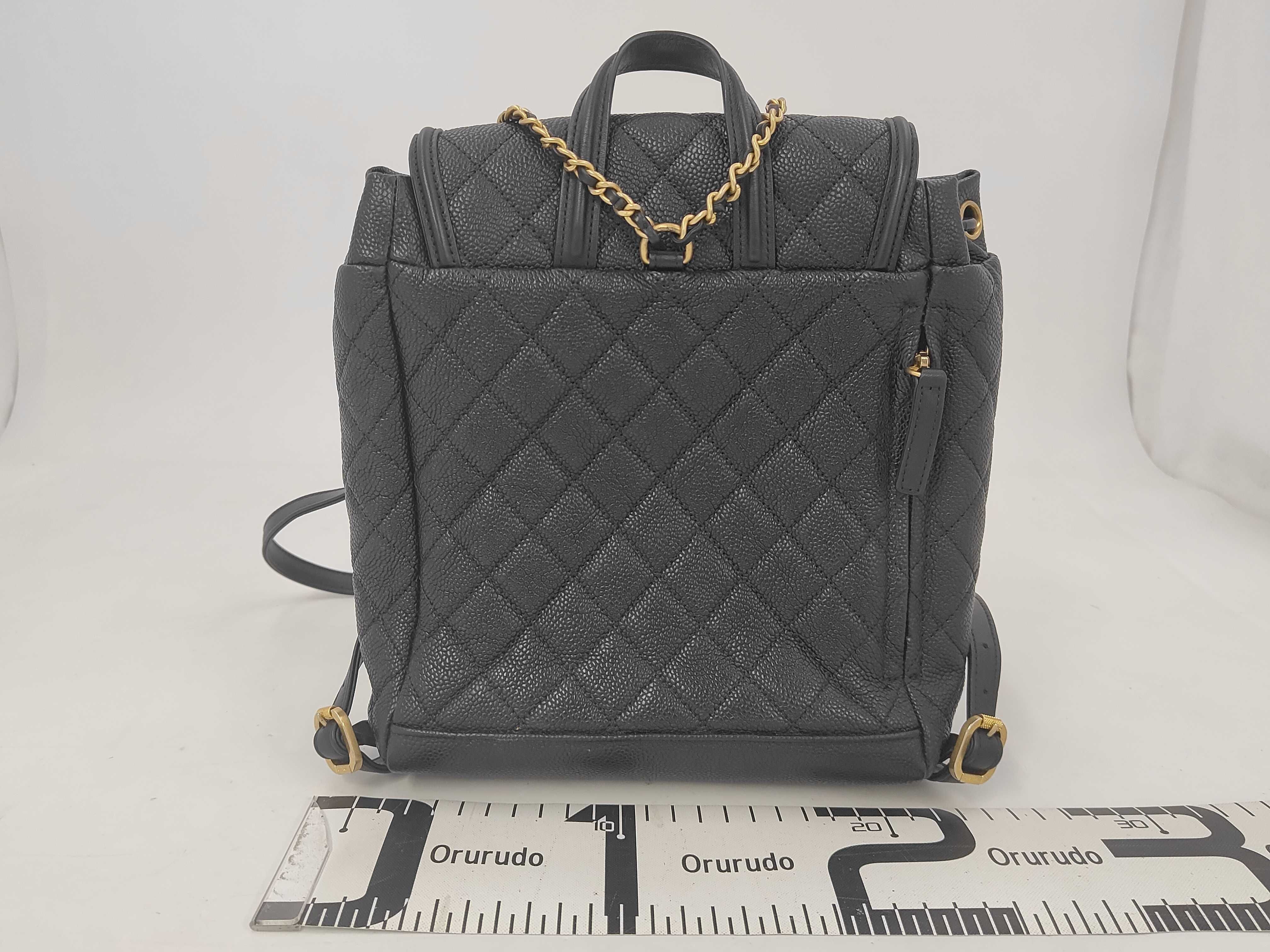 Matelassé Caviar Skin Backpack Rucksack — view 2