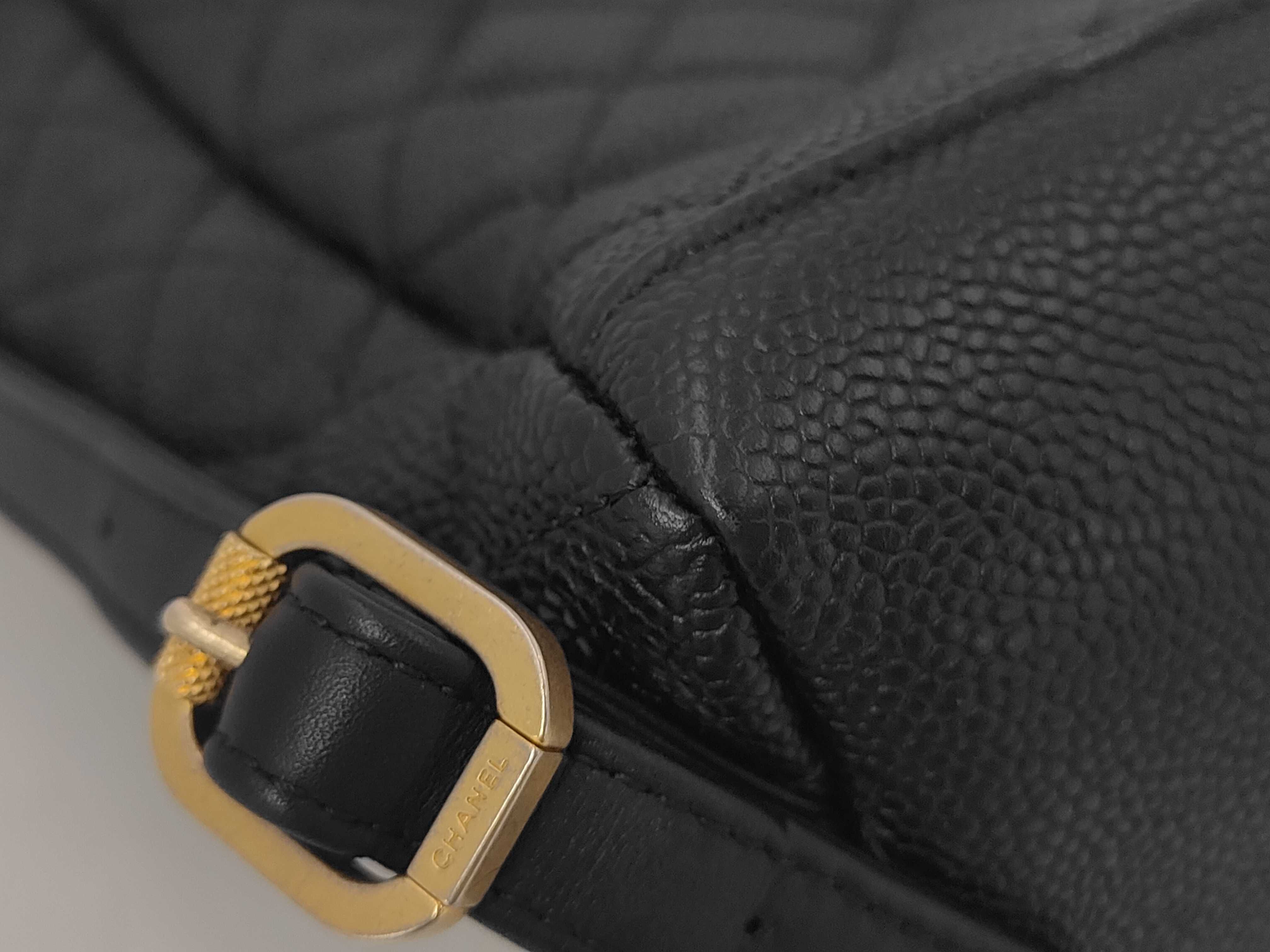 Matelassé Caviar Skin Backpack Rucksack — view 3