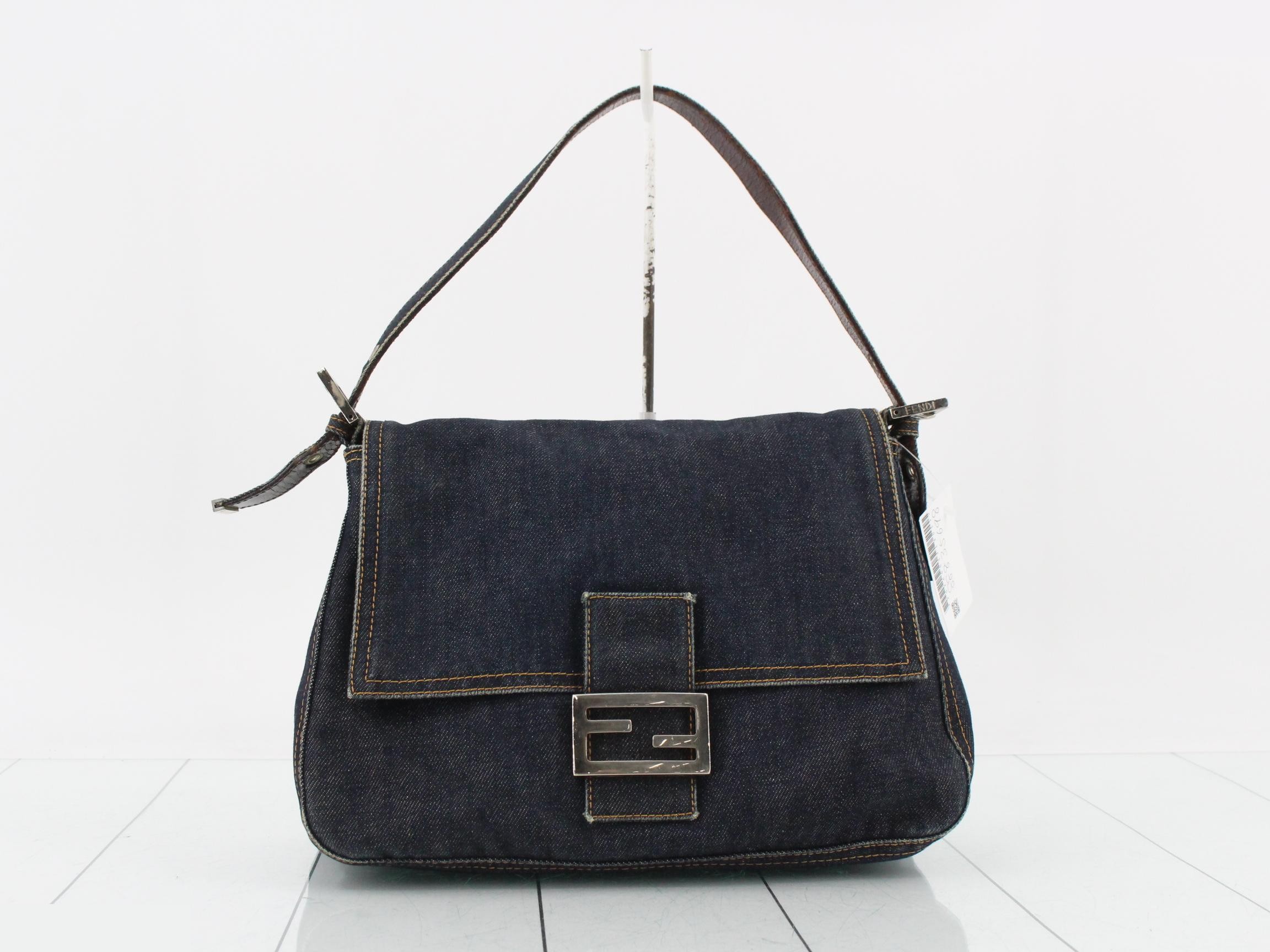 Denim Mamma Baguette Shoulder Bag — view 2
