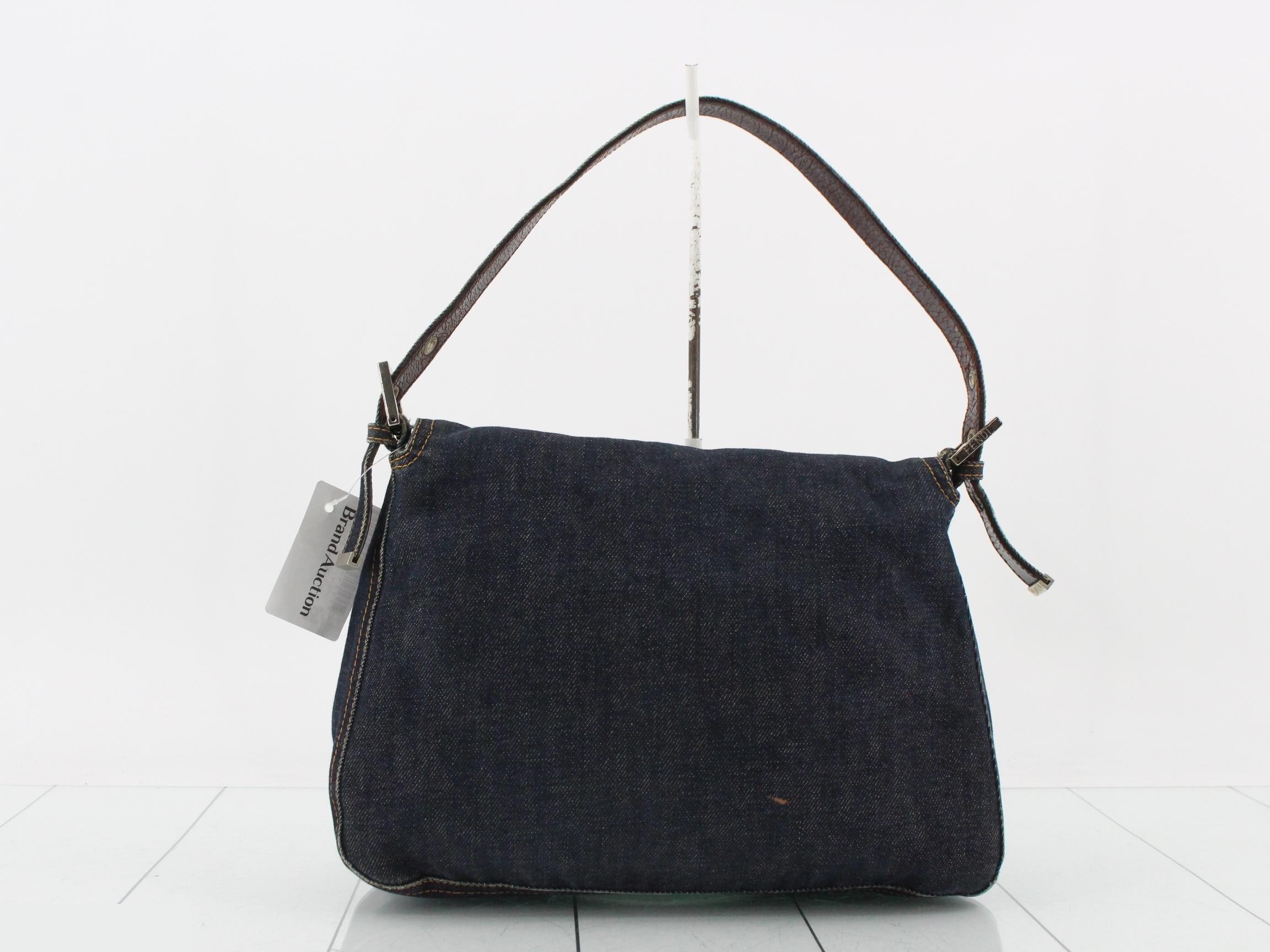 Denim Mamma Baguette Shoulder Bag — view 3