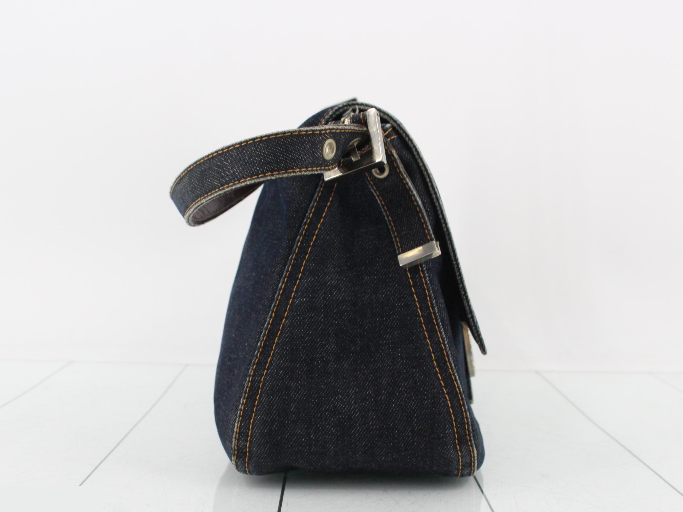 Denim Mamma Baguette Shoulder Bag — view 5
