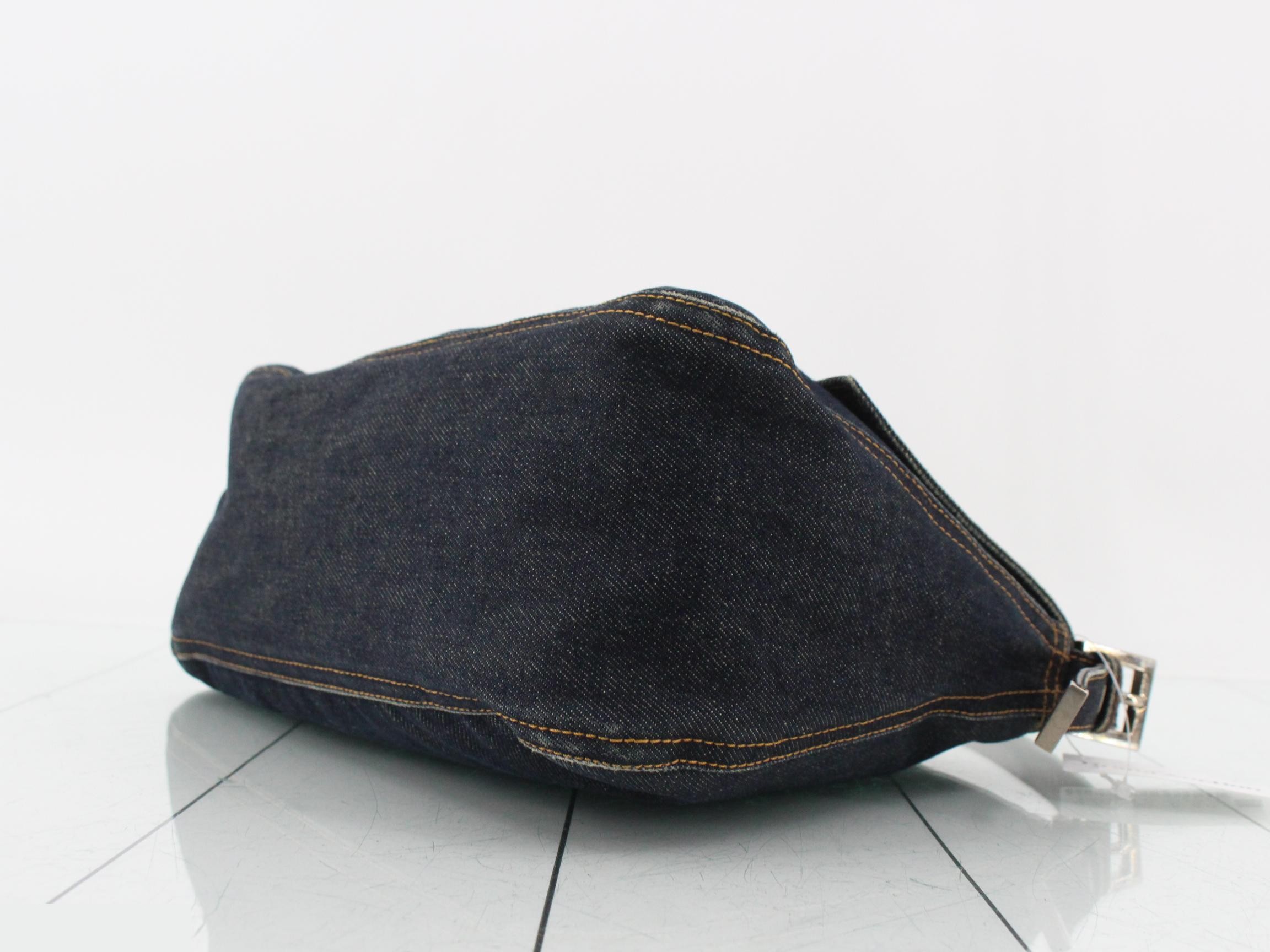Denim Mamma Baguette Shoulder Bag — view 7
