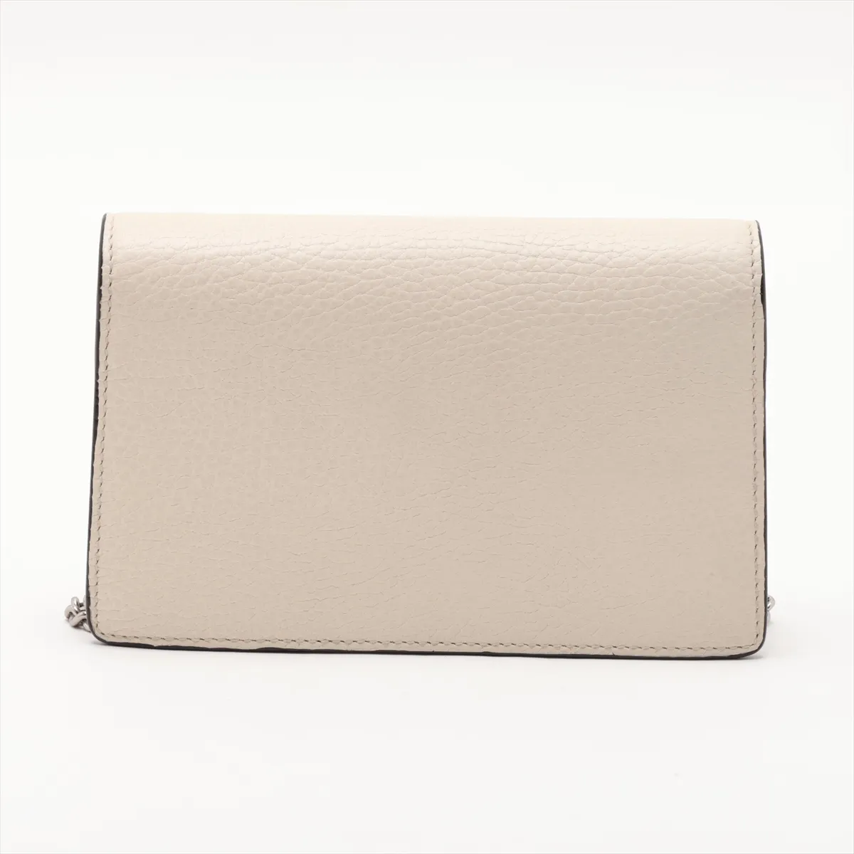 Dionysus 476432 Leather Chain Shoulder Bag, White — view 2
