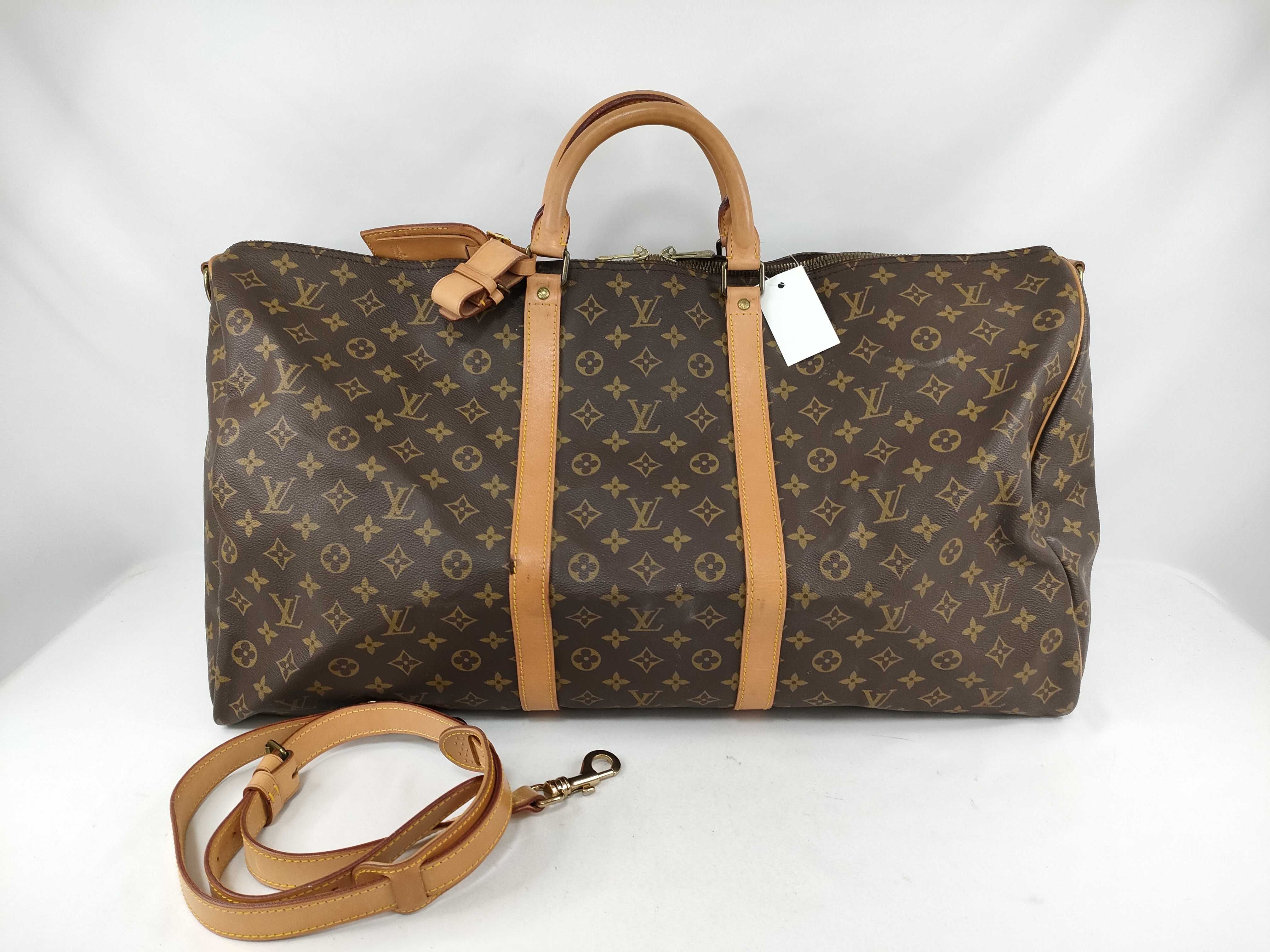 Monogram M41412 Keepall Bandoulière 60 Boston Bag