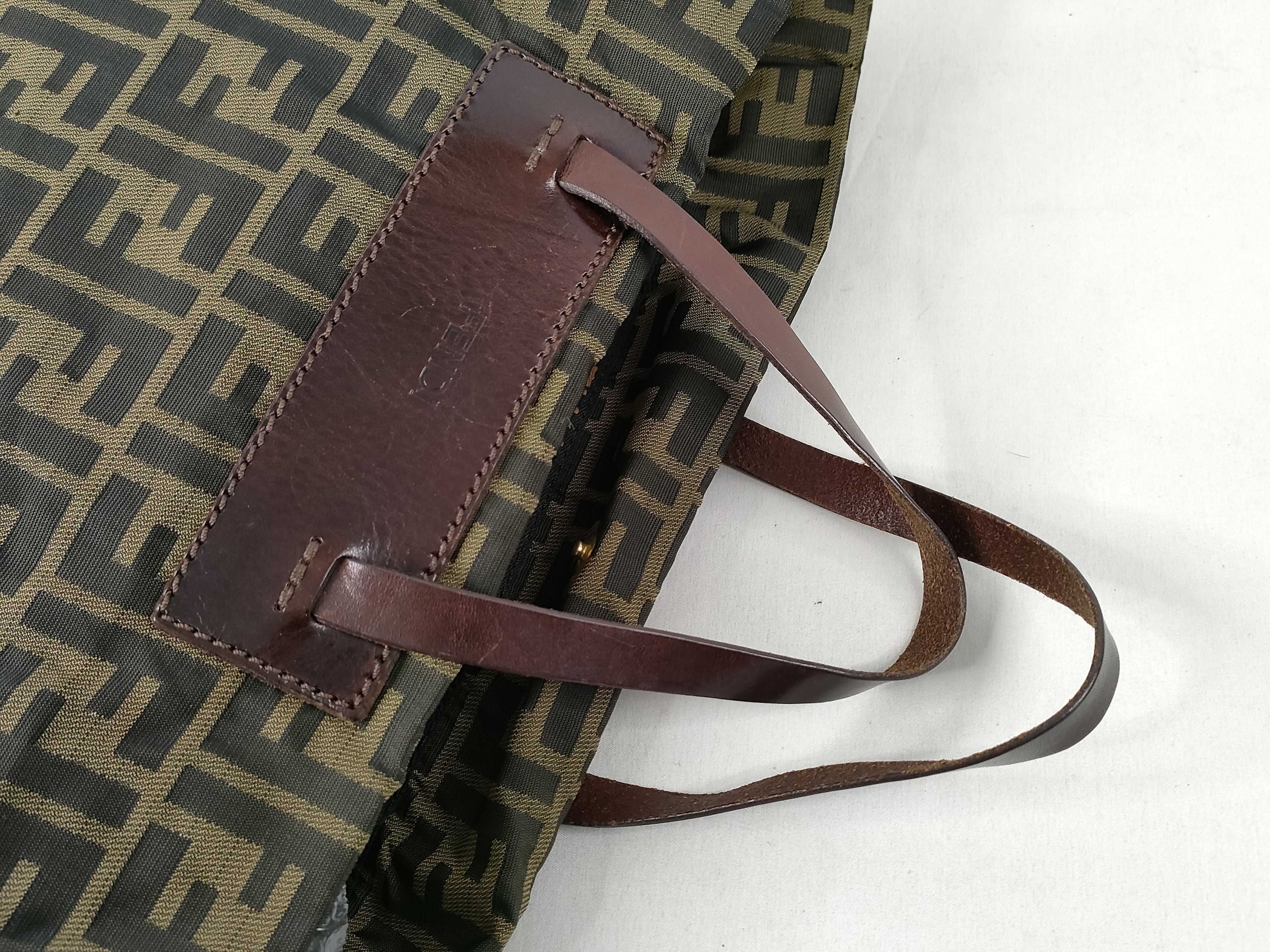 Zucca pattern Fendi handbag Zucca brown handbag — view 3