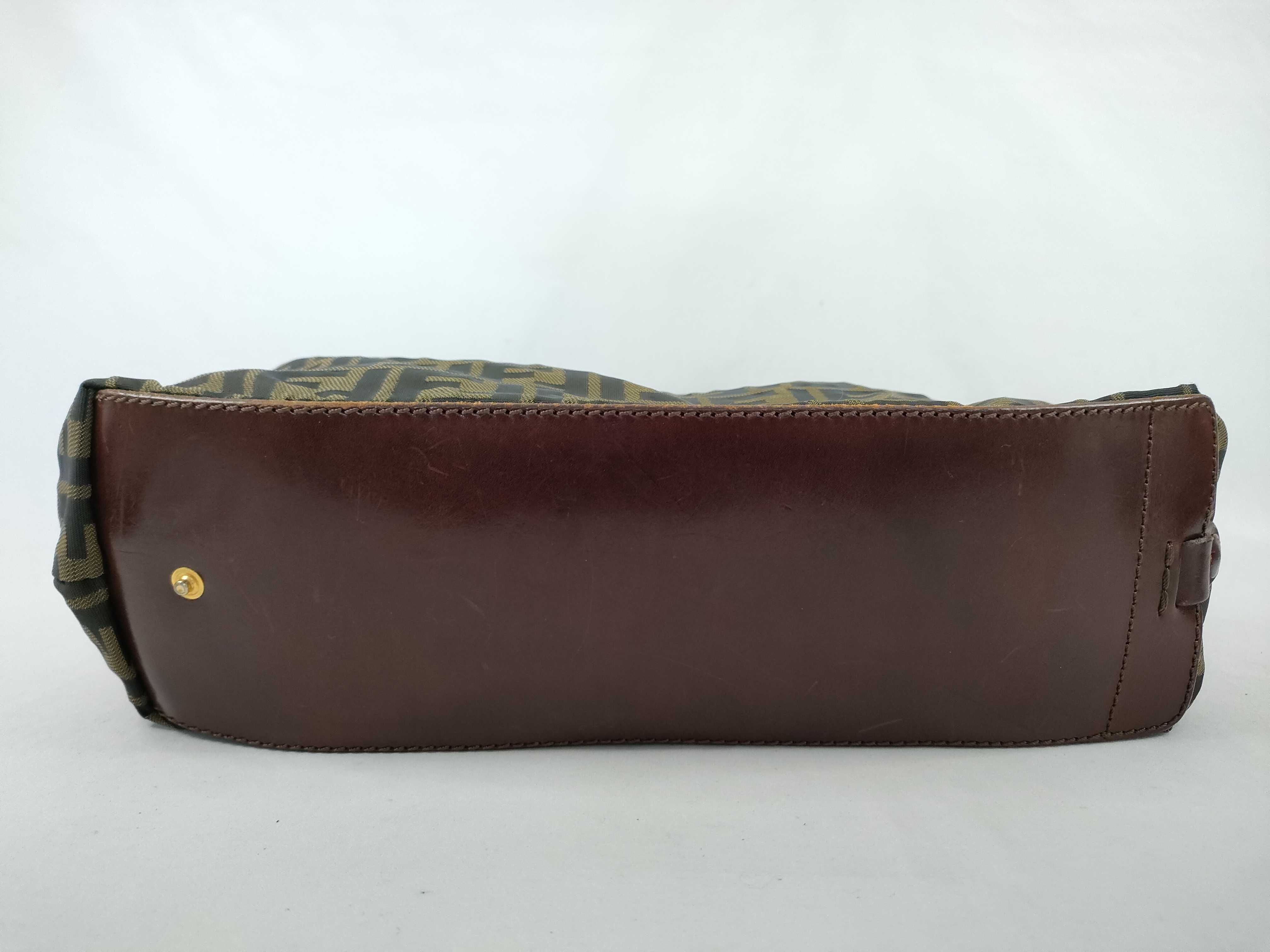Zucca pattern Fendi handbag Zucca brown handbag — view 7