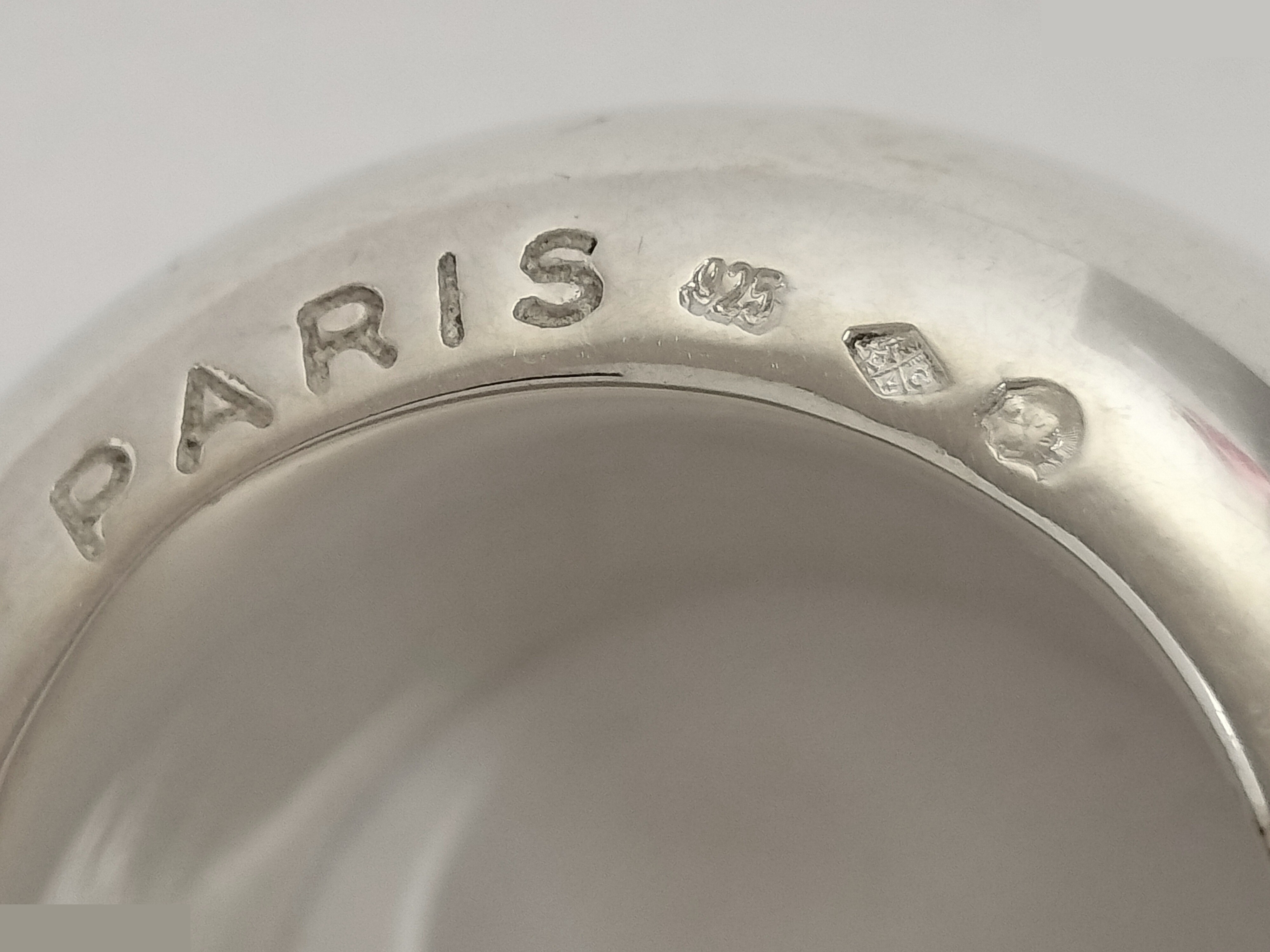 Logo 925 Silver Ring 44.6g #14 — view 2