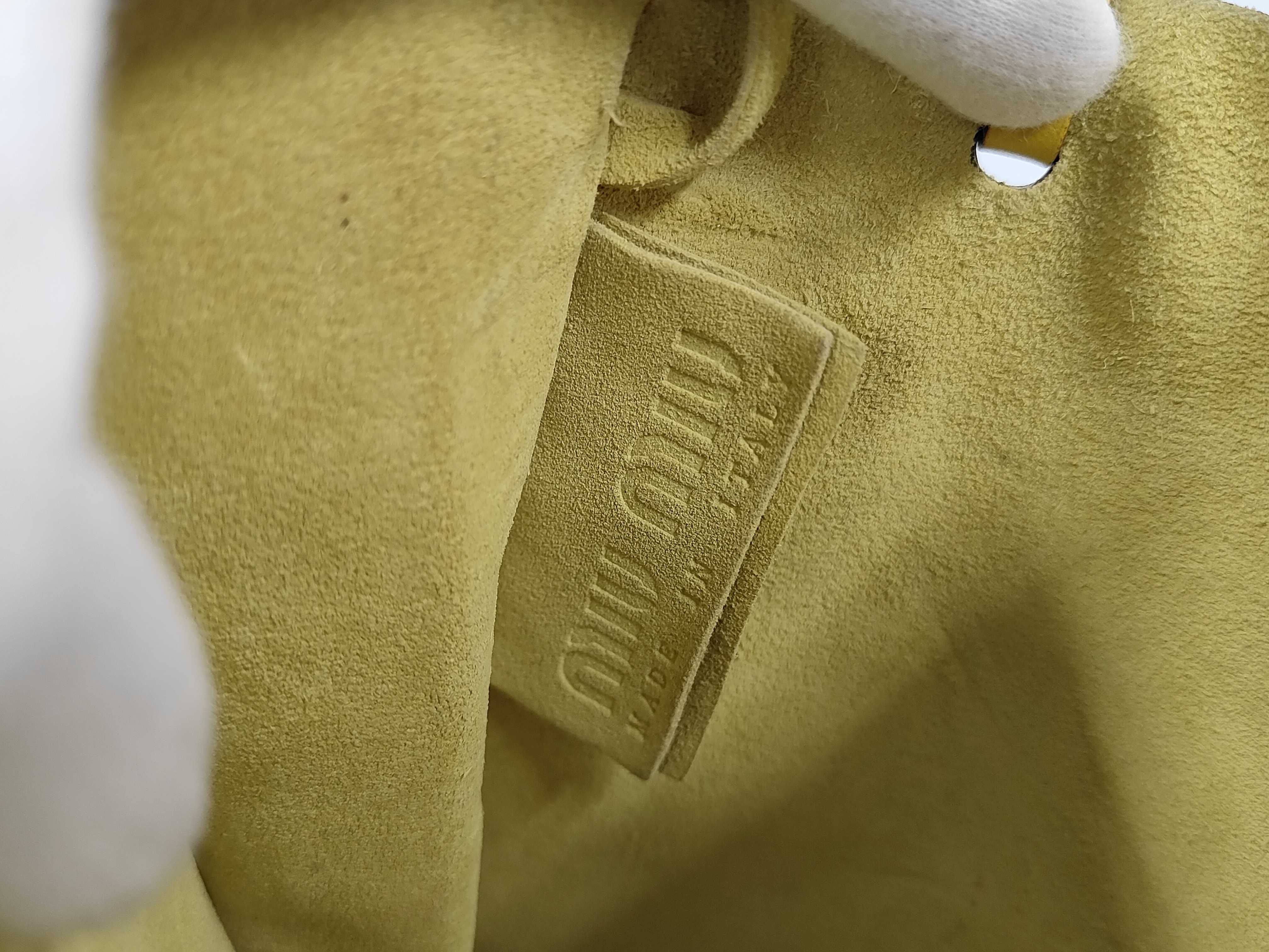 Archive Tote Bag, Calf Hair, White, Black, Yellow, Handbag — view 8