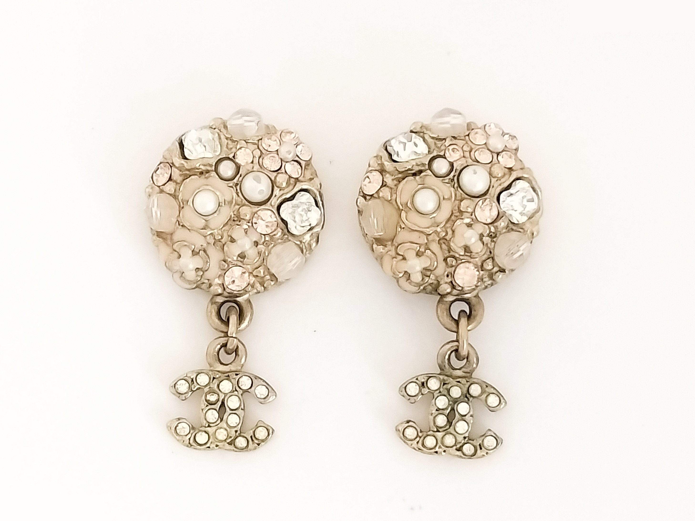 Coco F Pearl Gold Earrings