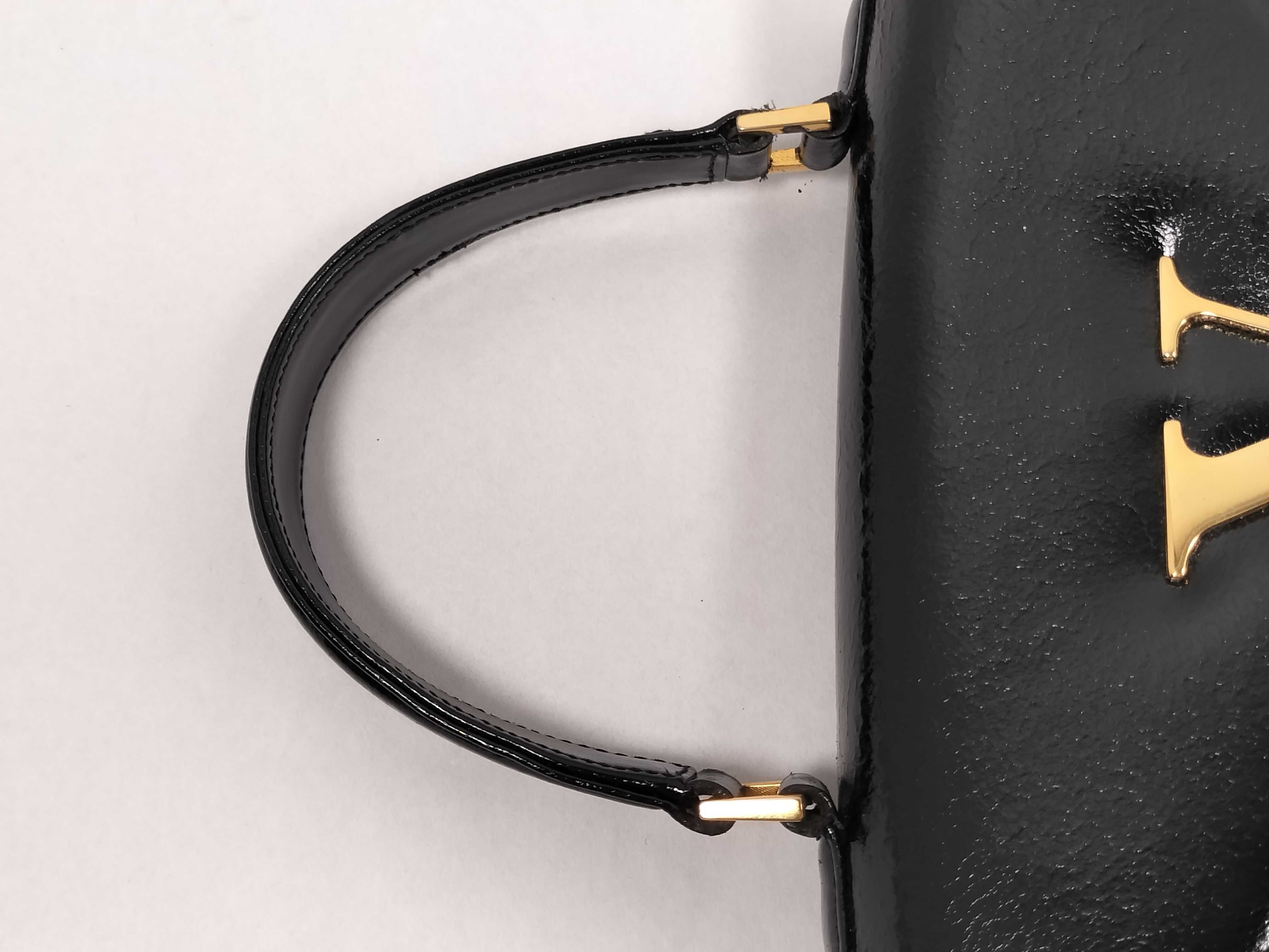 handbag, leather, black handbag — view 3