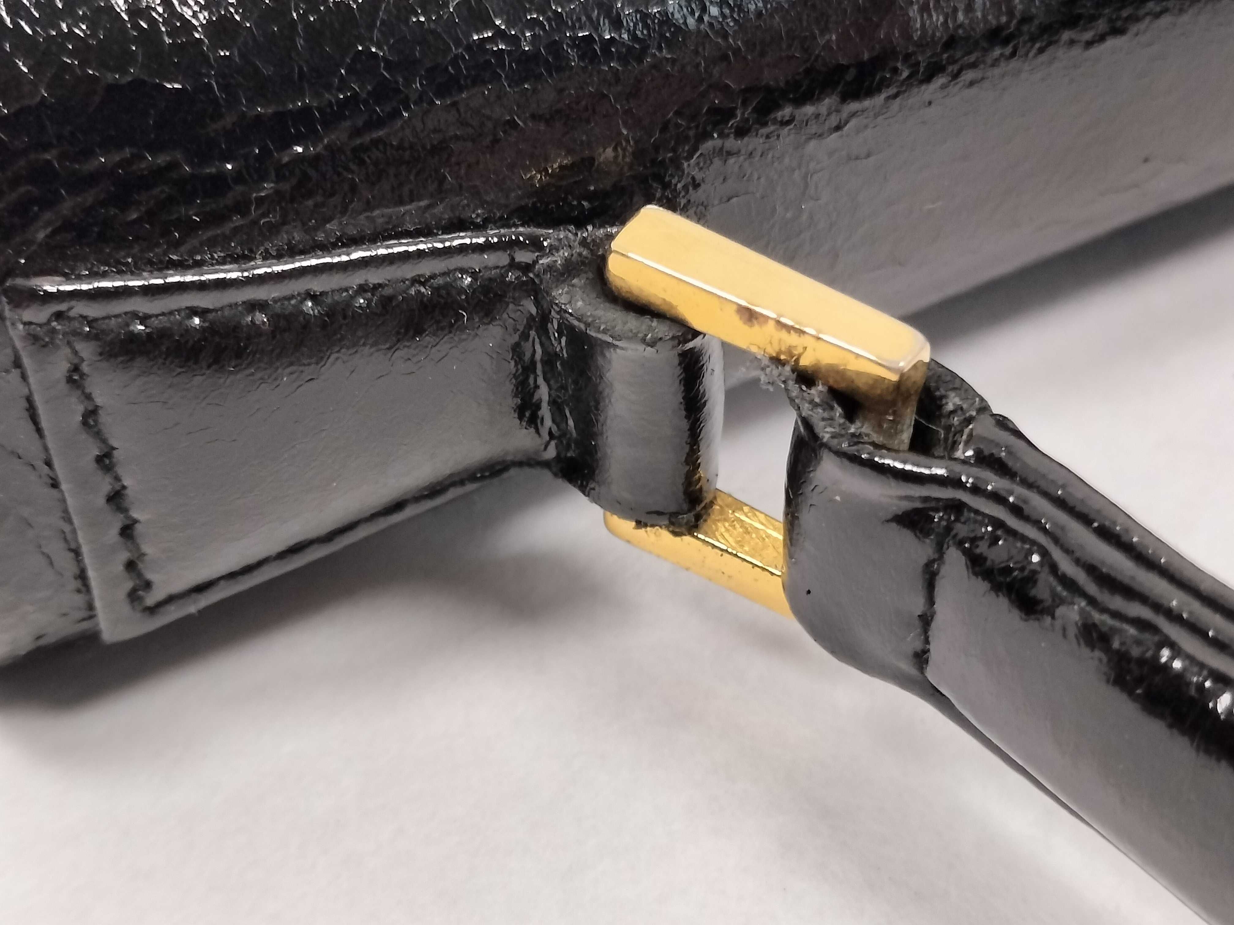 handbag, leather, black handbag — view 5