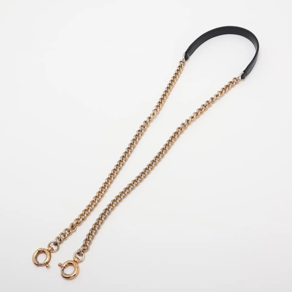 Matelassé Caviar Skin Chain Shoulder Bag, Black with Gold Hardware, 23501109, Serial Number 23 — view 7