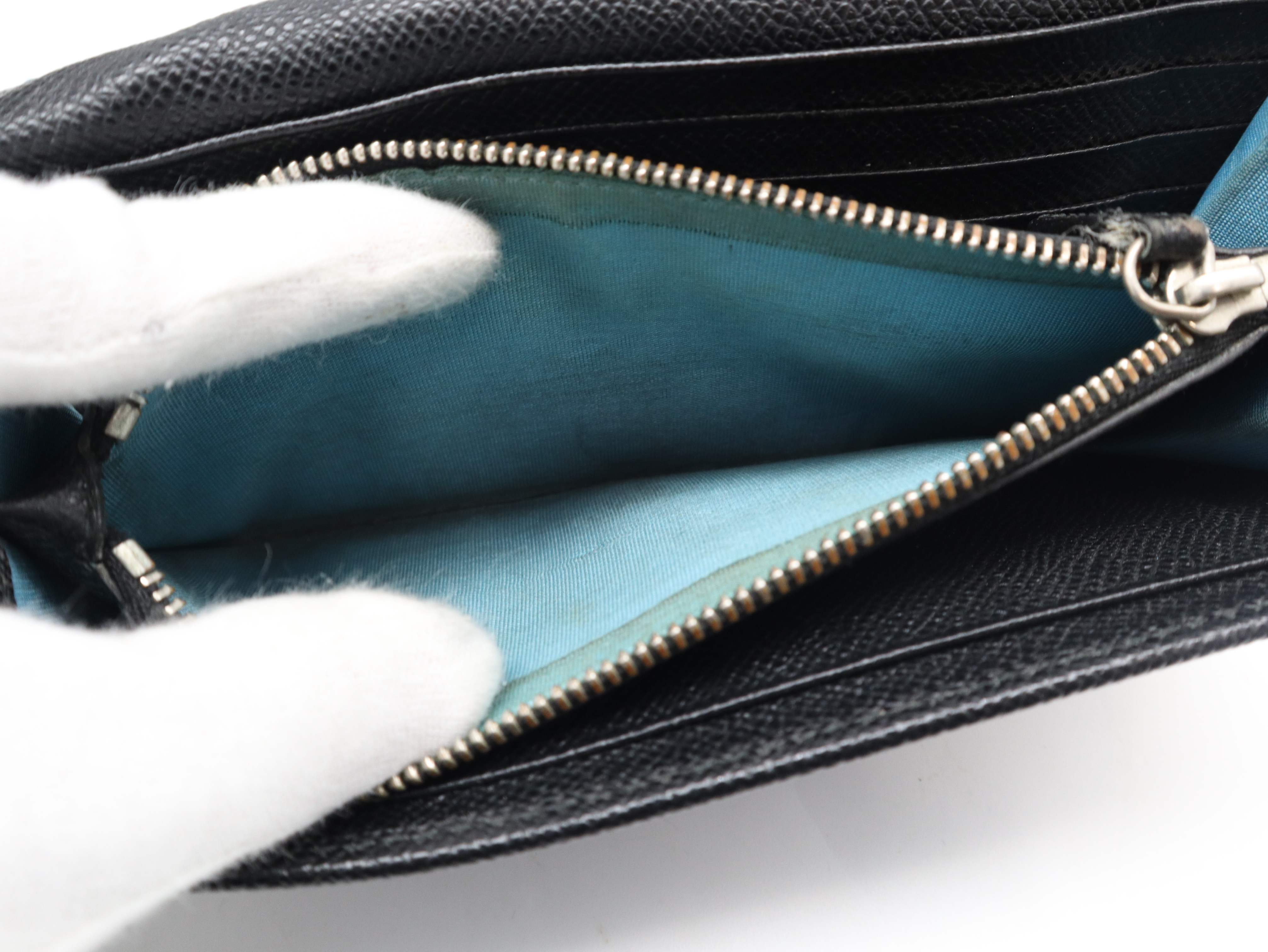 Leather Bulgari Black Long Wallet — view 12