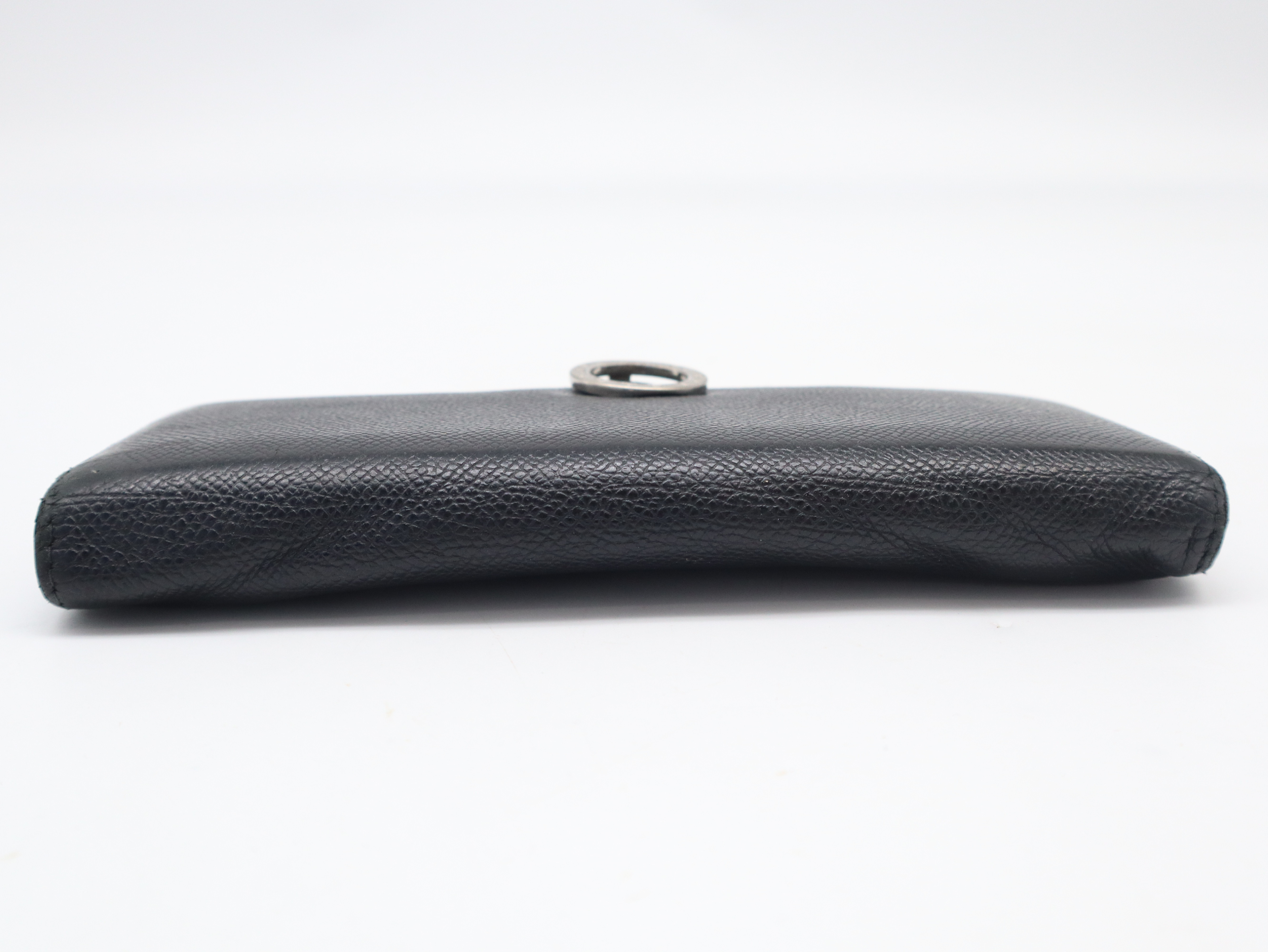 Leather Bulgari Black Long Wallet — view 4