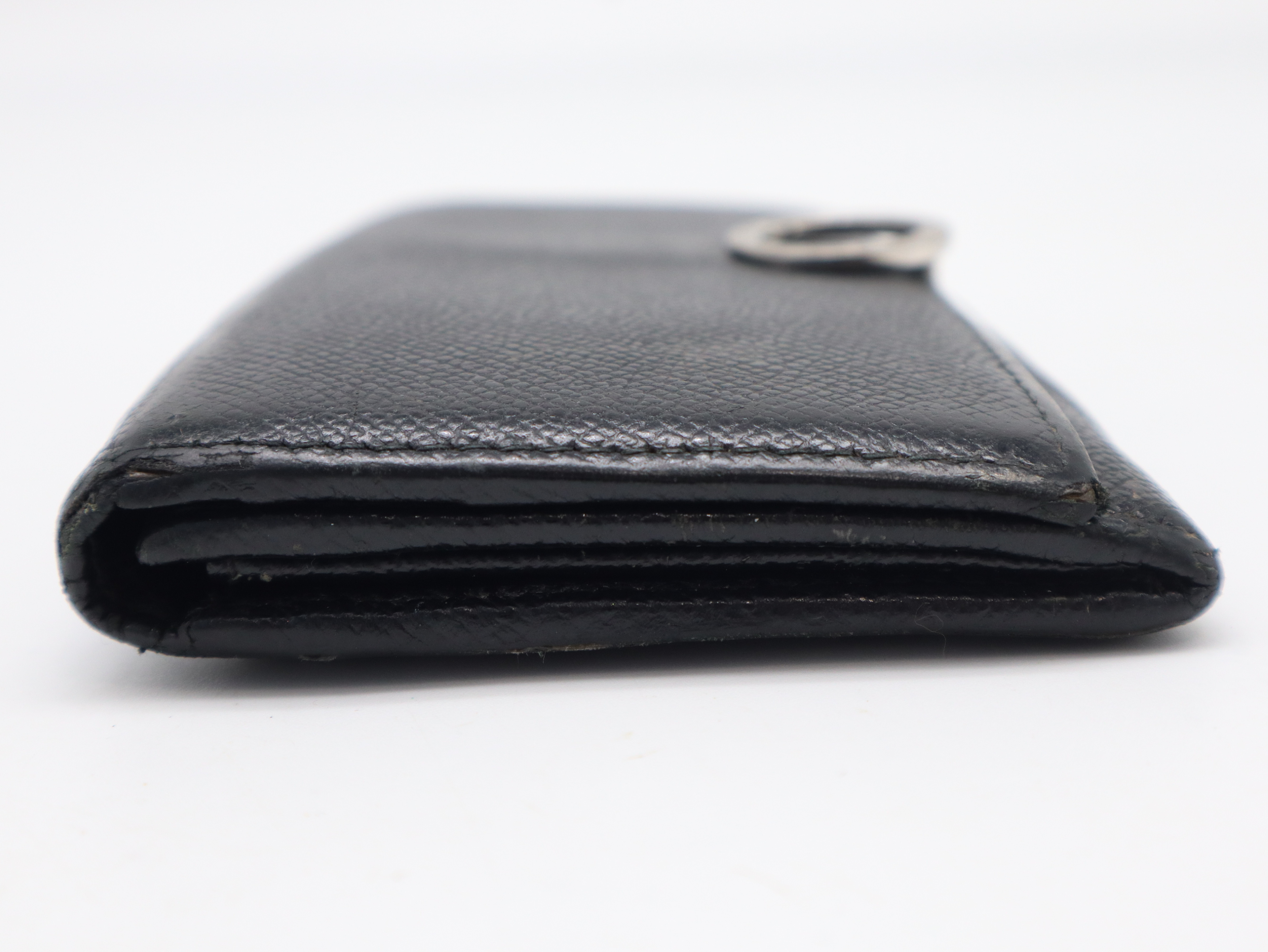 Leather Bulgari Black Long Wallet — view 5
